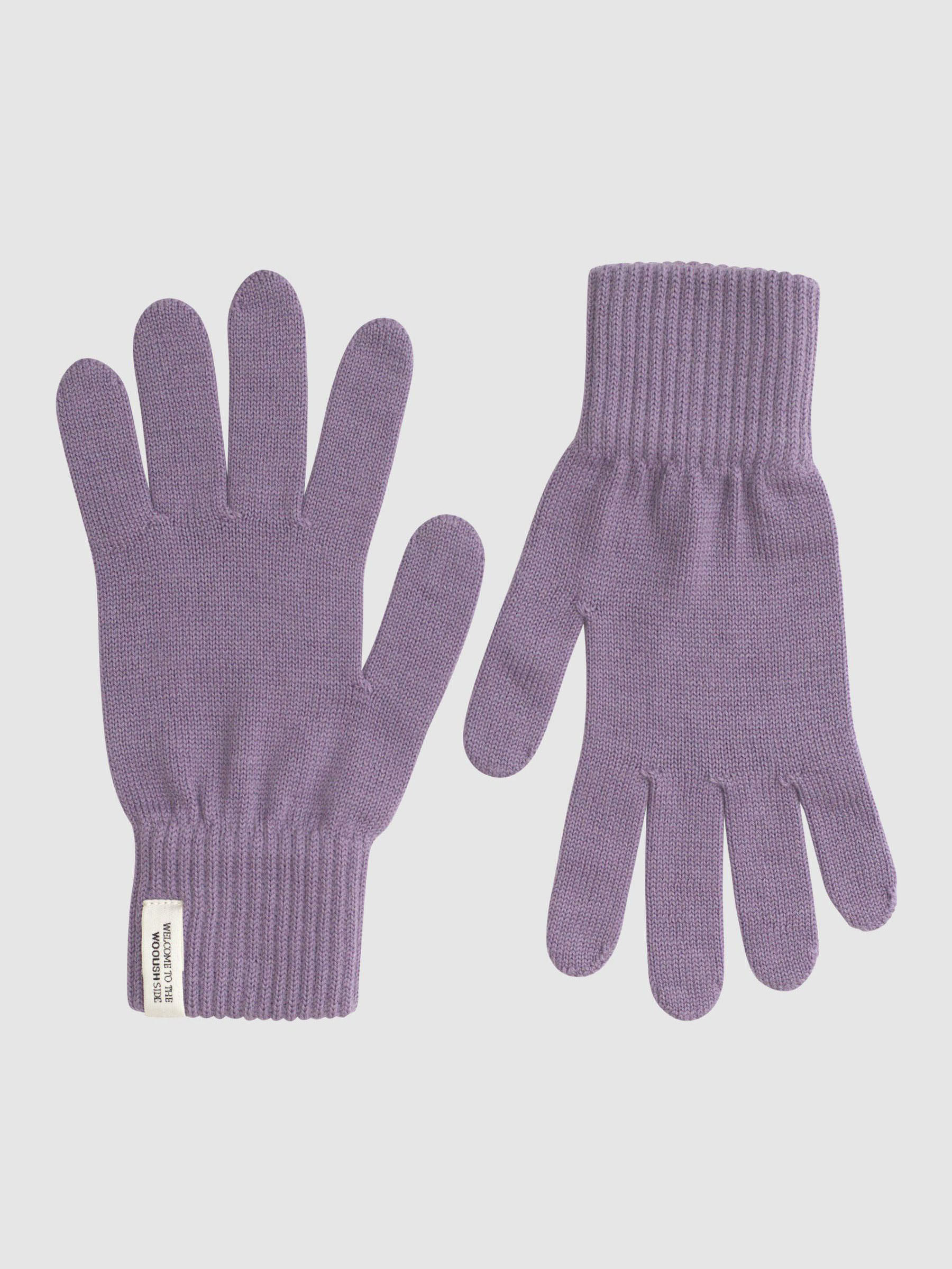 Handschuhe Iki Merino Gloves violet Woolish