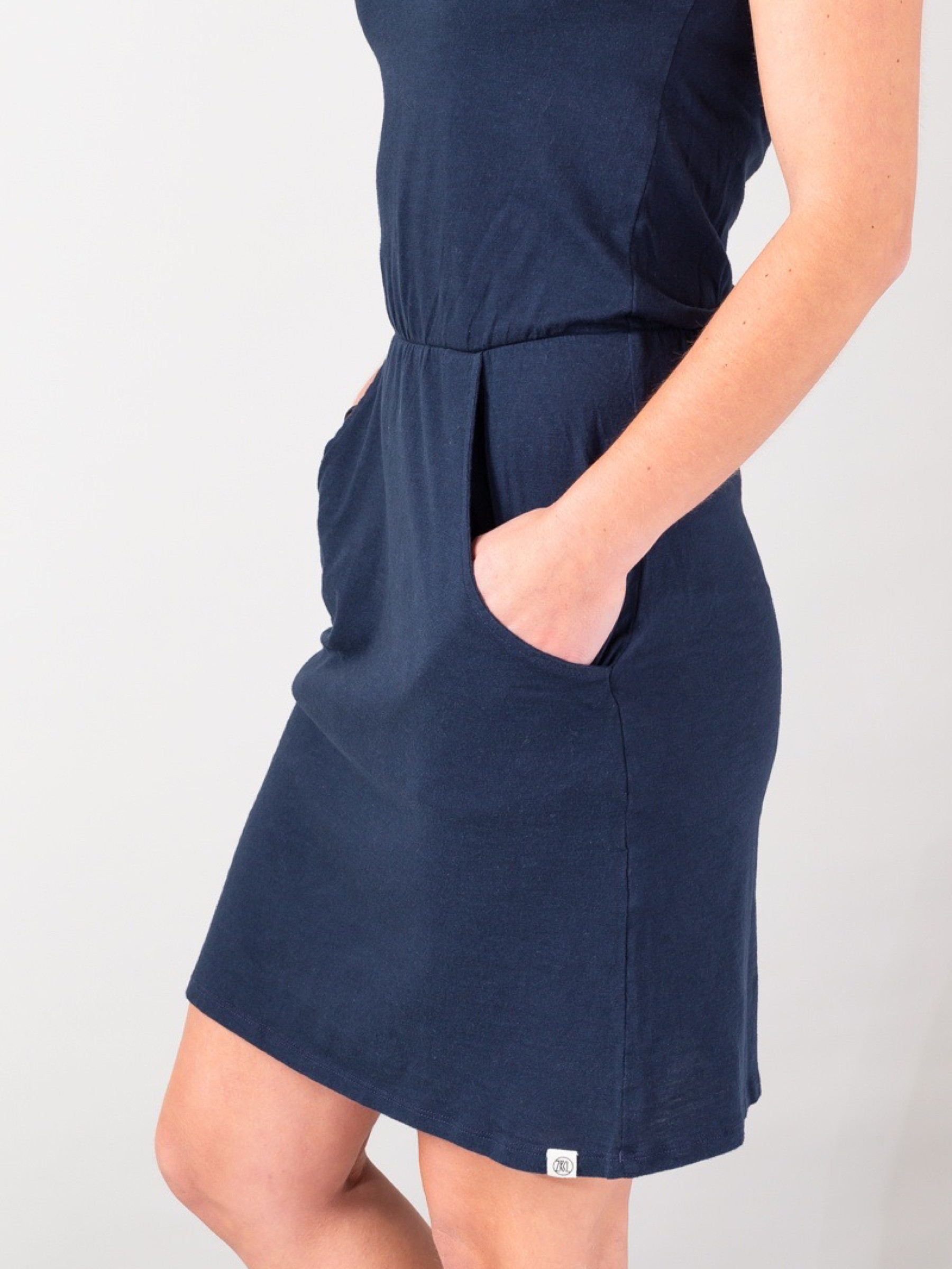 Kleid Dress Basic blue ZRCL