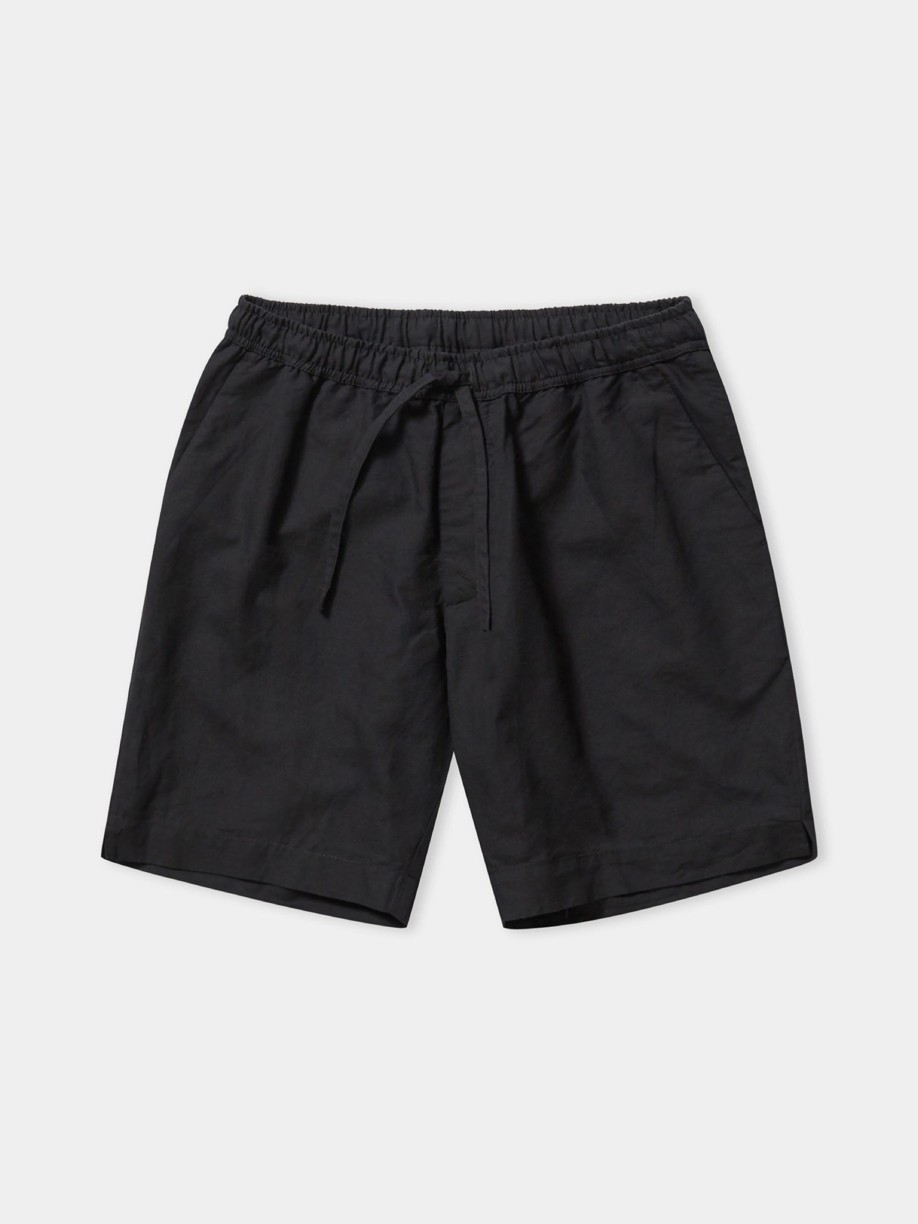 Hose Jim Shorts black linen About Companions