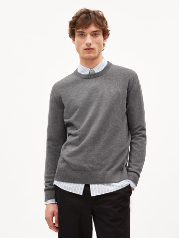 Pullover Maarinos mid grey melange Armedangels