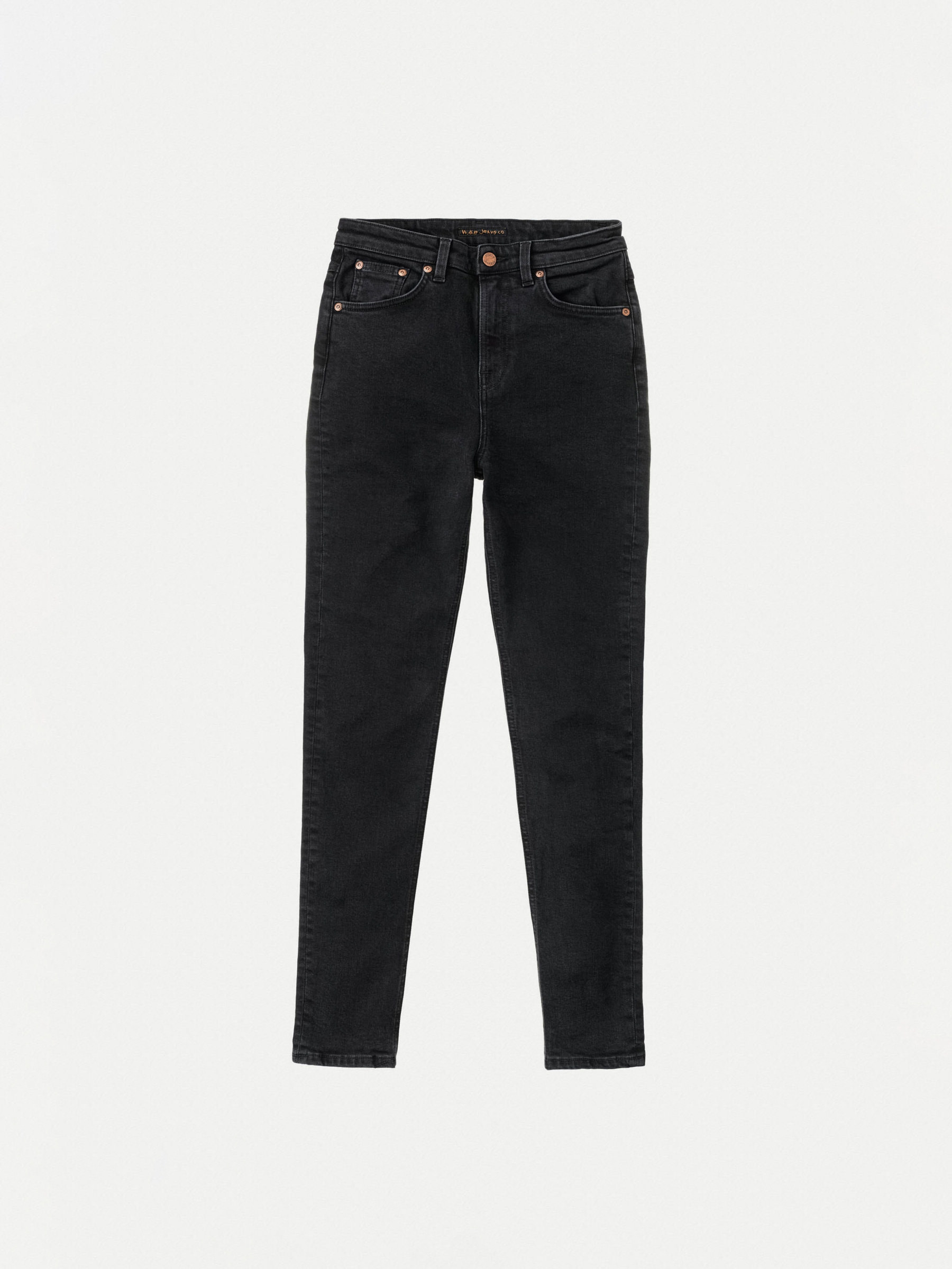 Hose Hightop Tilde black coal Nudie Jeans