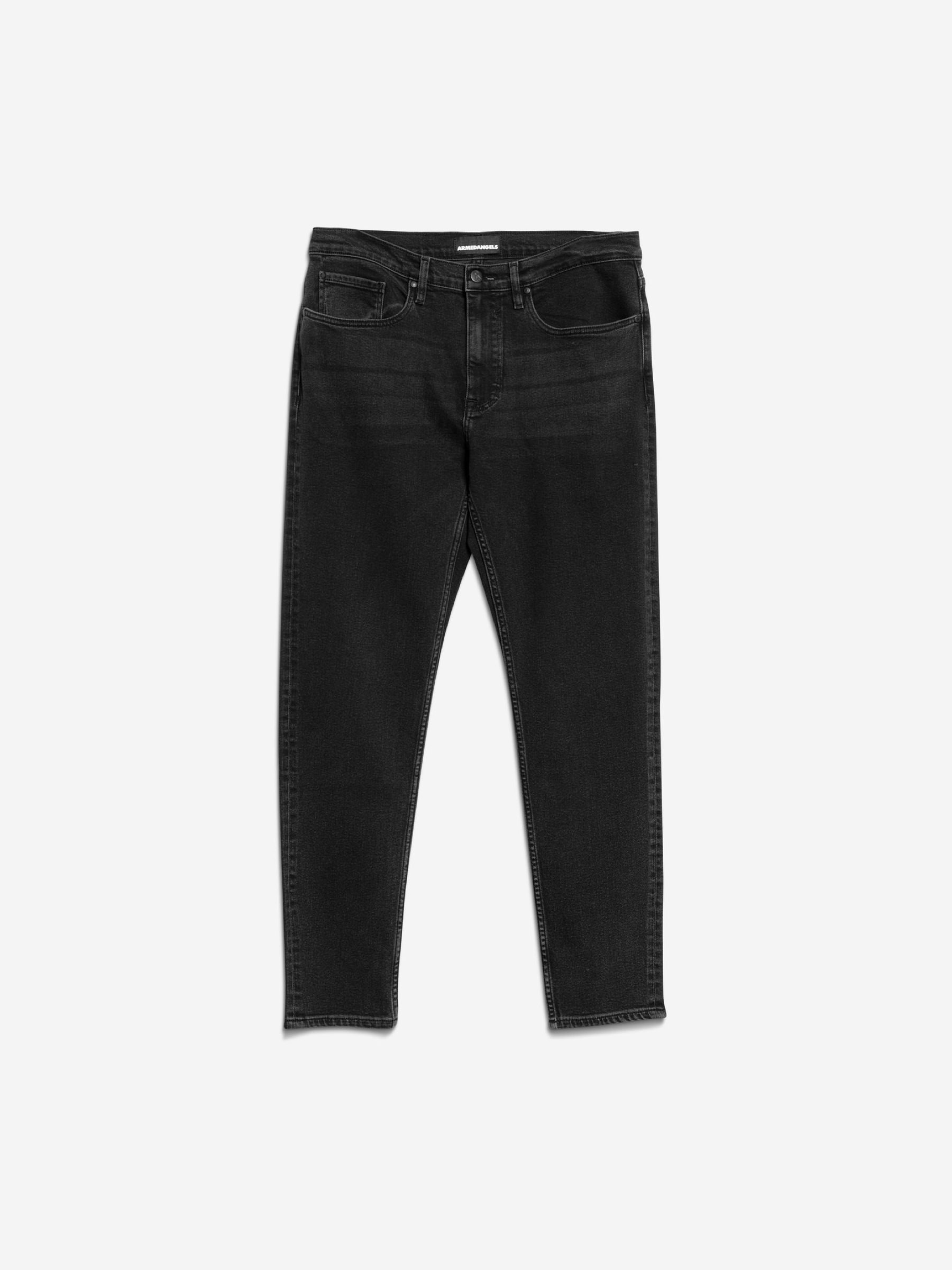 Jeanshose Aarjo Tarpa black washed authentic Armedangels