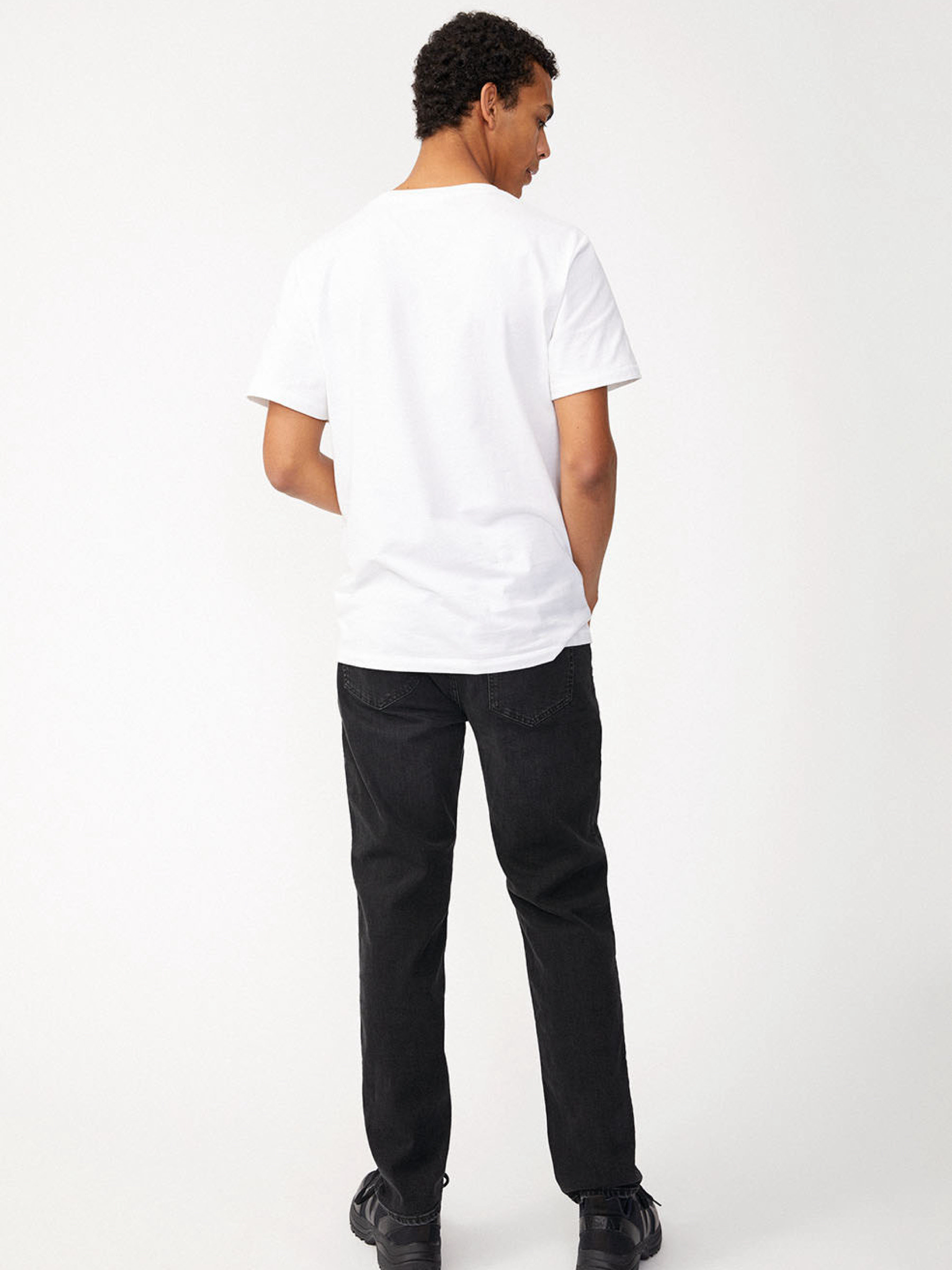 Jeanshose Aarjo Tarpa foggy black authentic Armedangels
