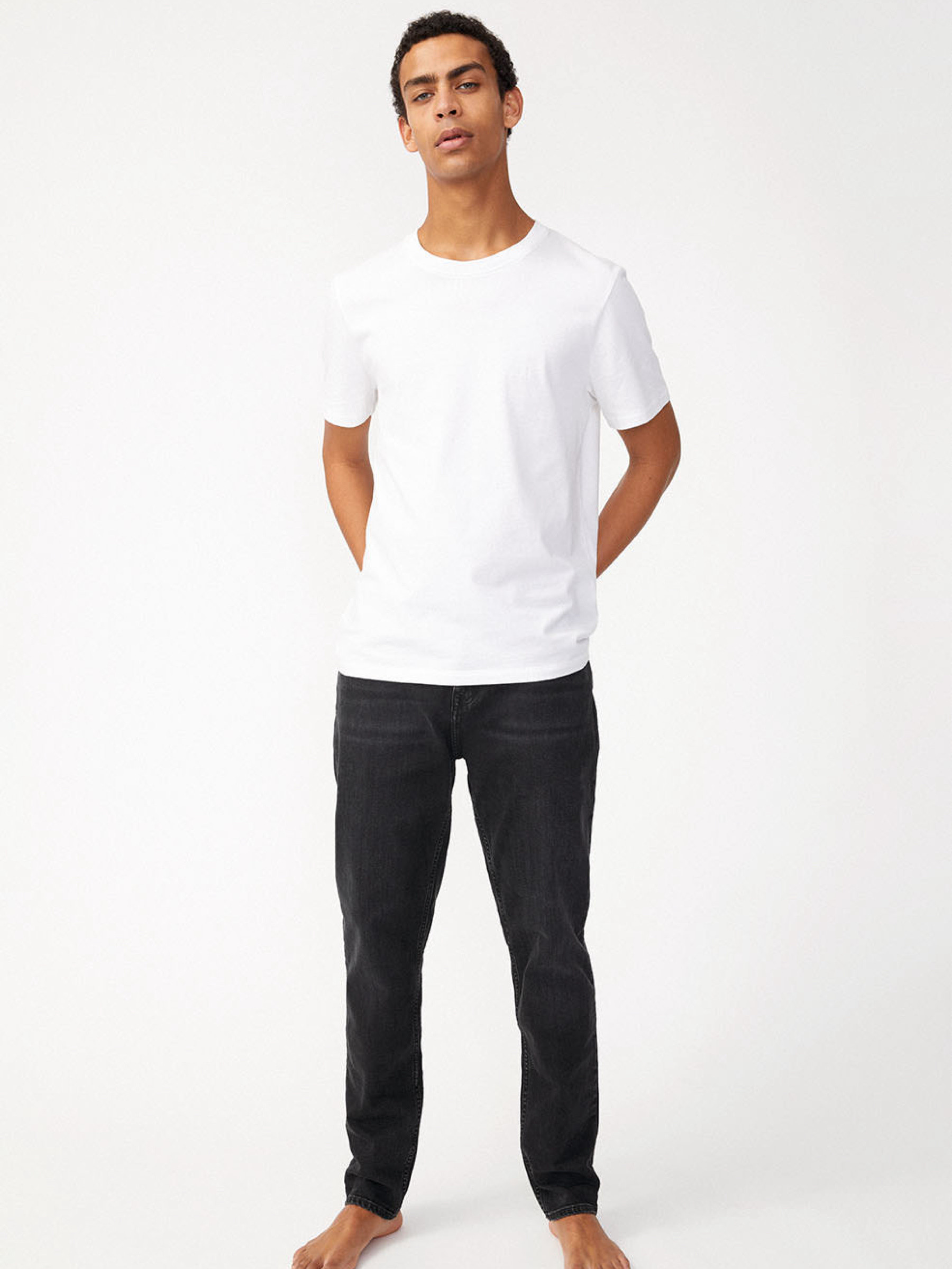 Jeanshose Aarjo Tarpa foggy black authentic Armedangels