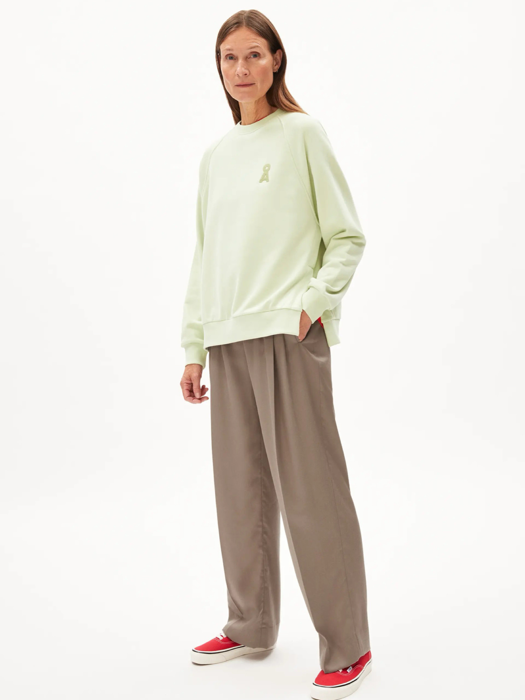 Pullover Giovannaa pastel green Armedangels
