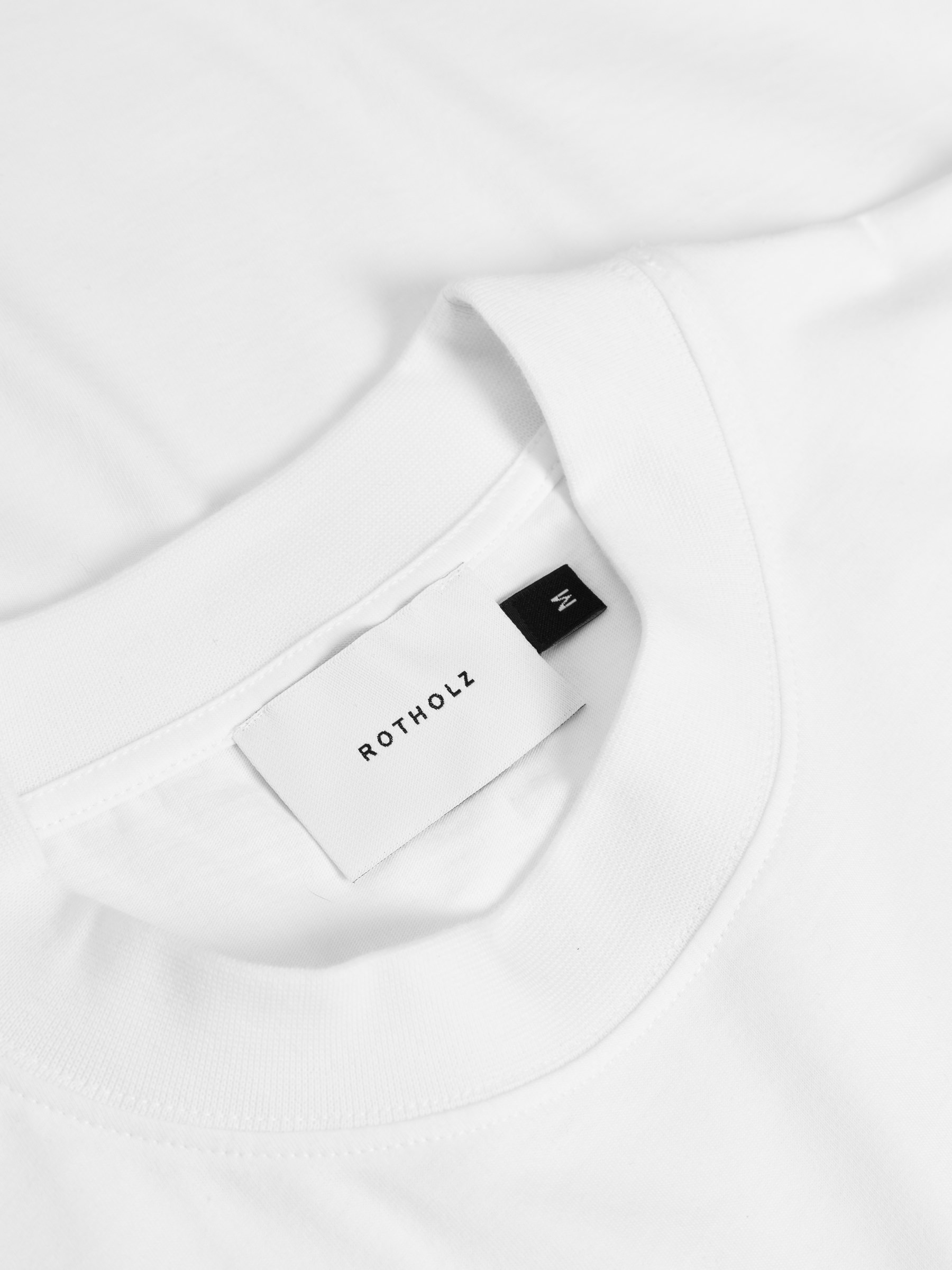 Big Collar T-Shirt classic white Rotholz