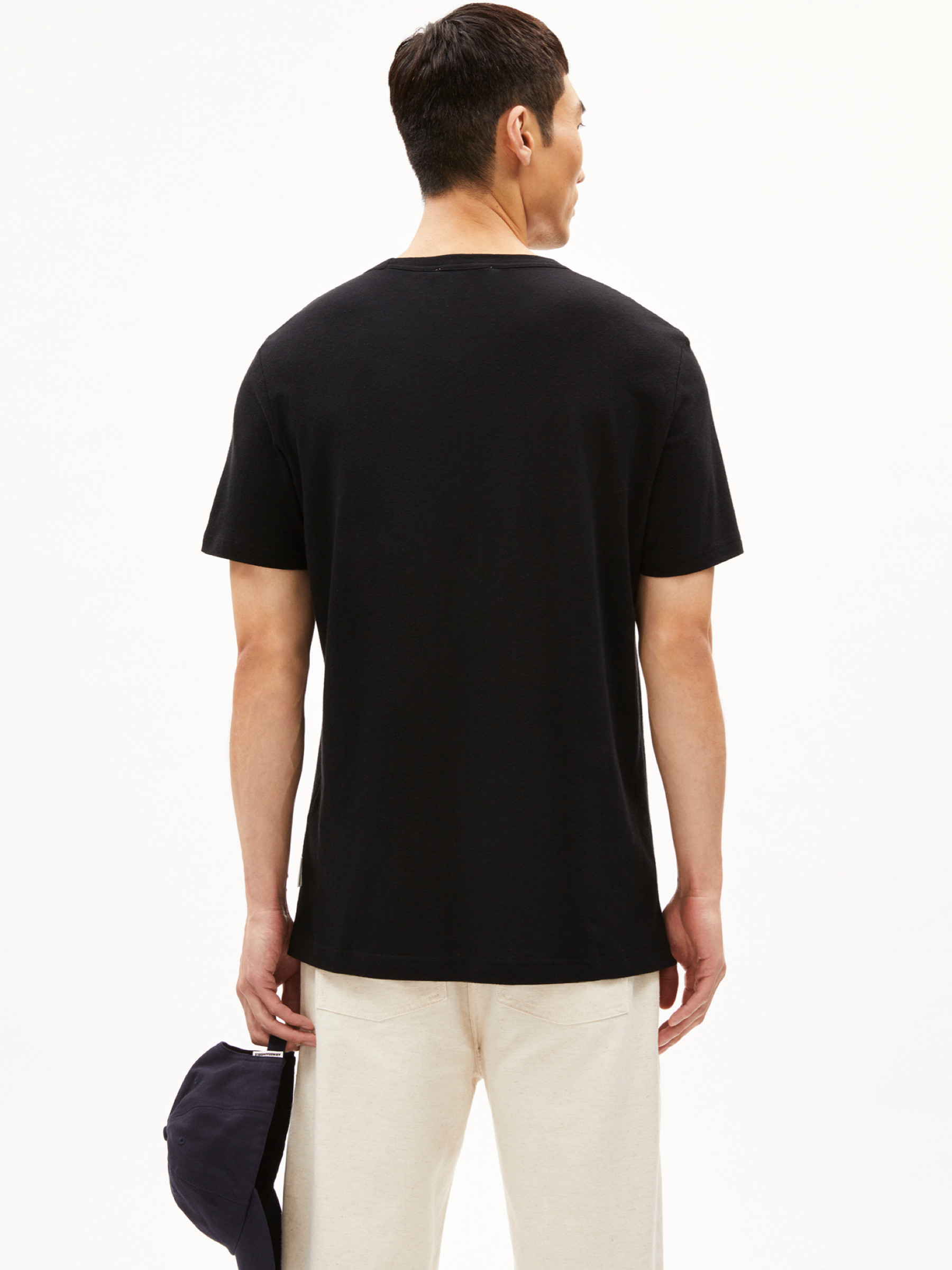 T-Shirt Kolmaaro Linen Armedangels black