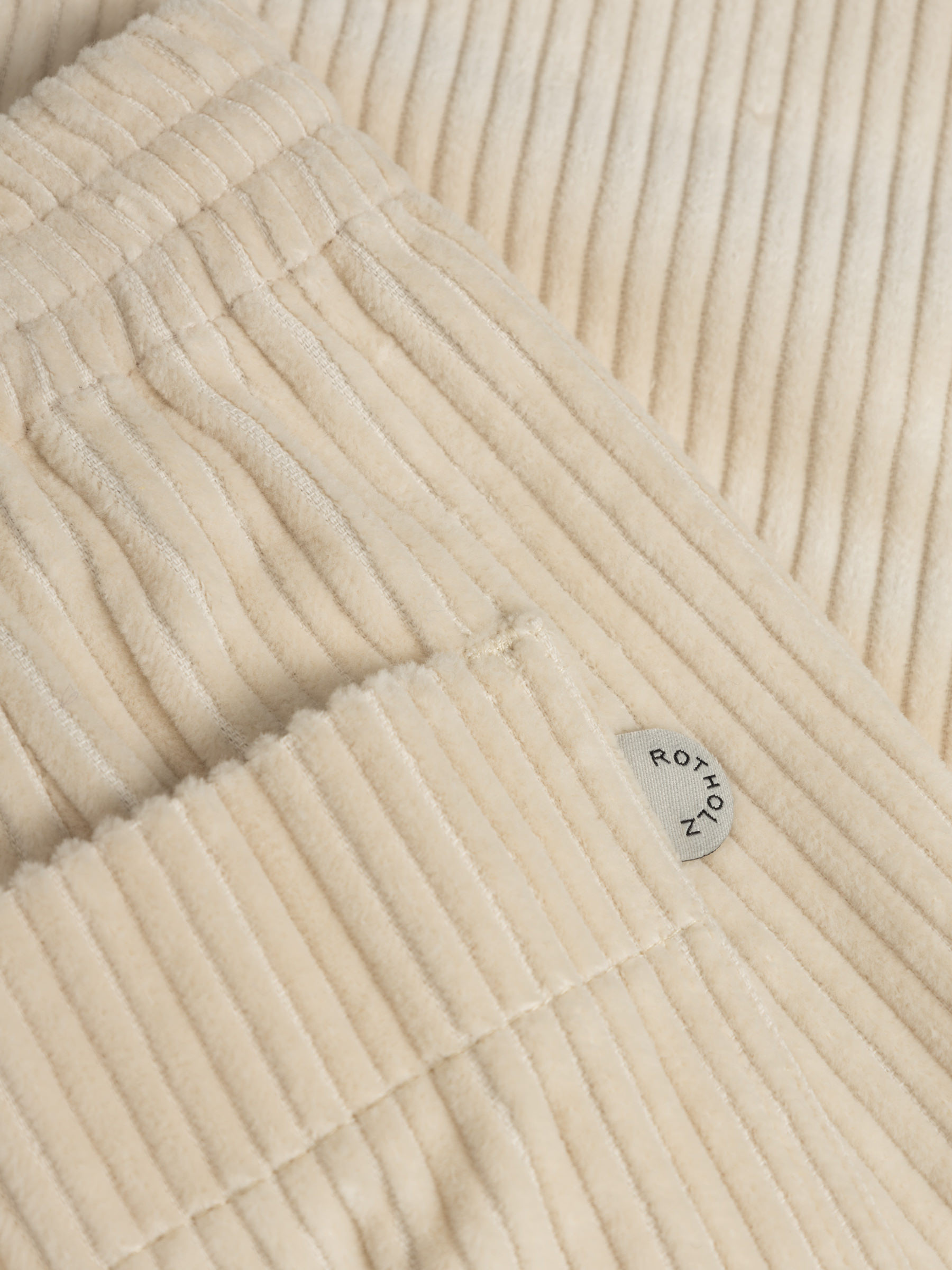 Hose Cord Wide Pant white sand Rotholz