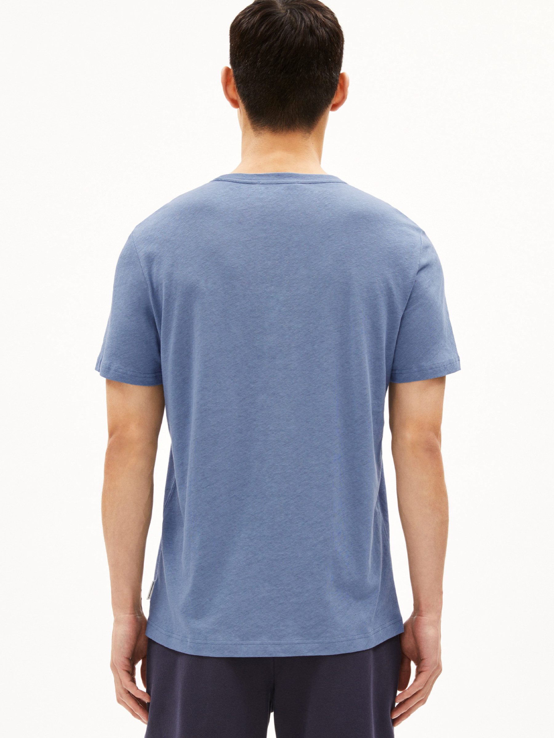 T-Shirt Kolmaaro Linen Armedangels blue stone