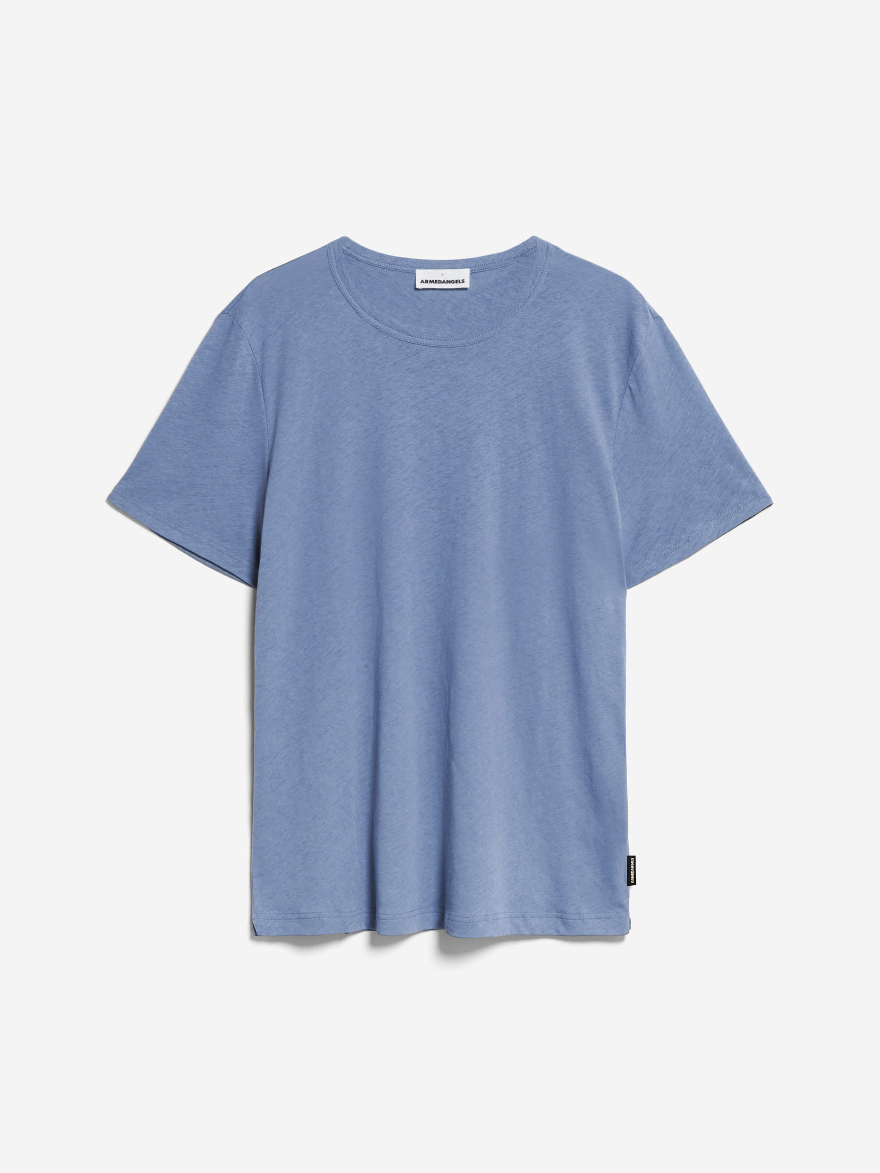 T-Shirt Kolmaaro Linen Armedangels blue stone