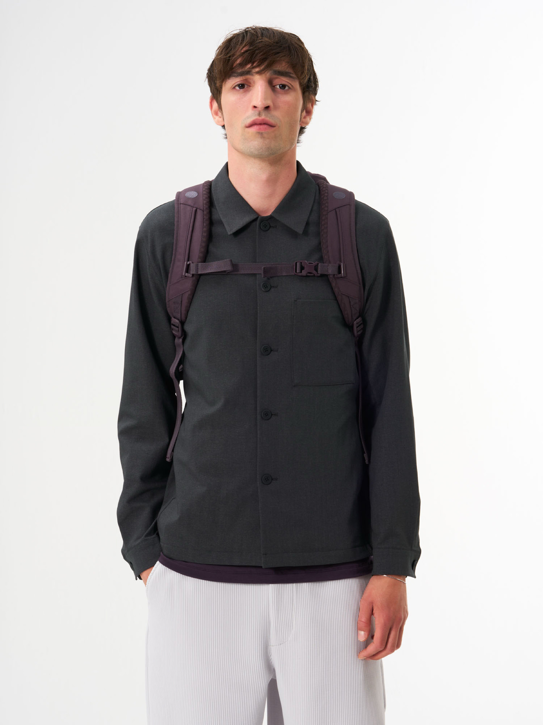 Rucksack Blok Medium midnight plum pinqponq