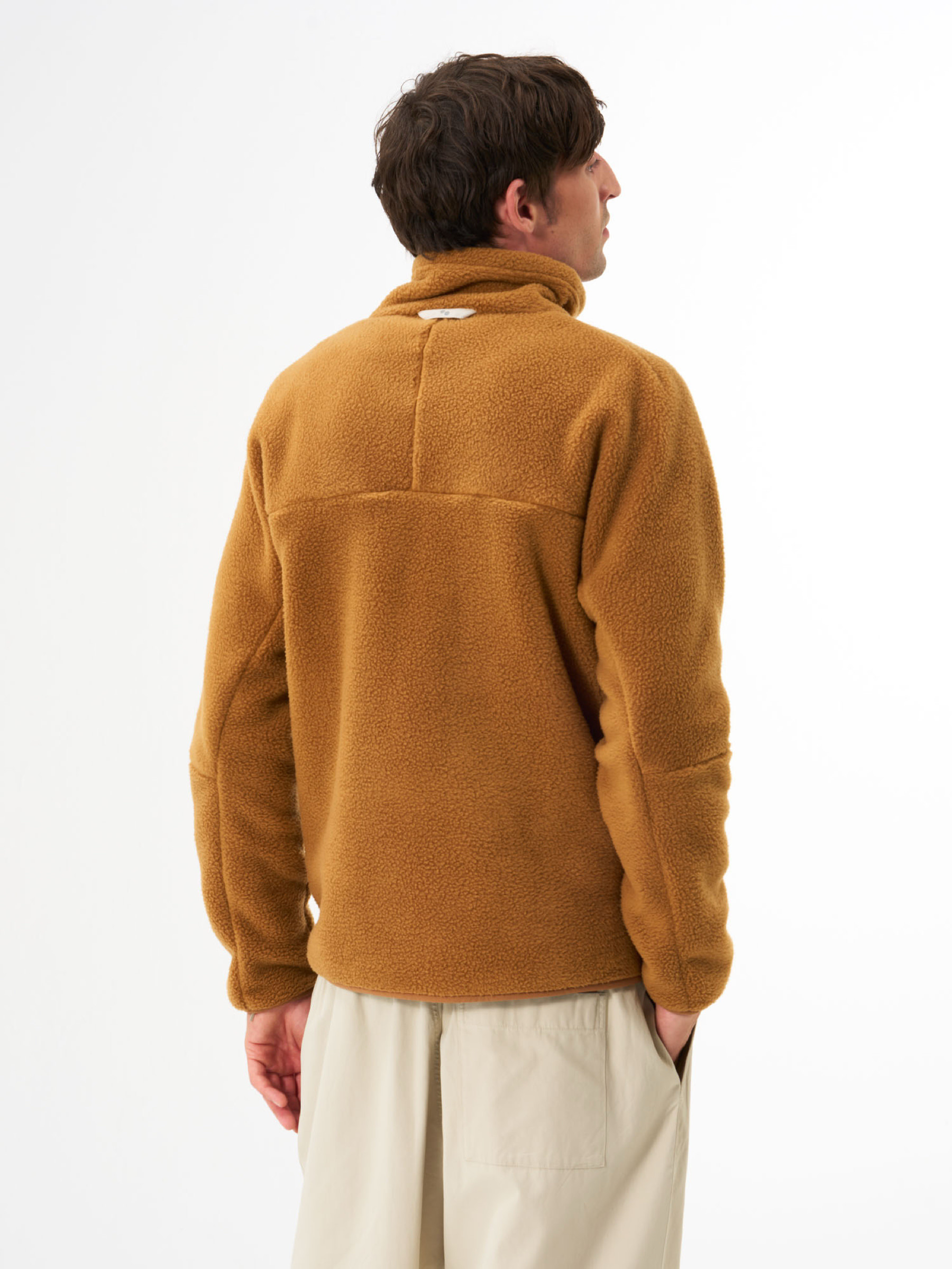 Jacke Fleece Jacket Men ginger biscuit pinqponq