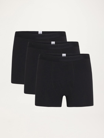 Unterhosen Anker 3-Pack Underwear black jet Knowledge Cotton Apparel