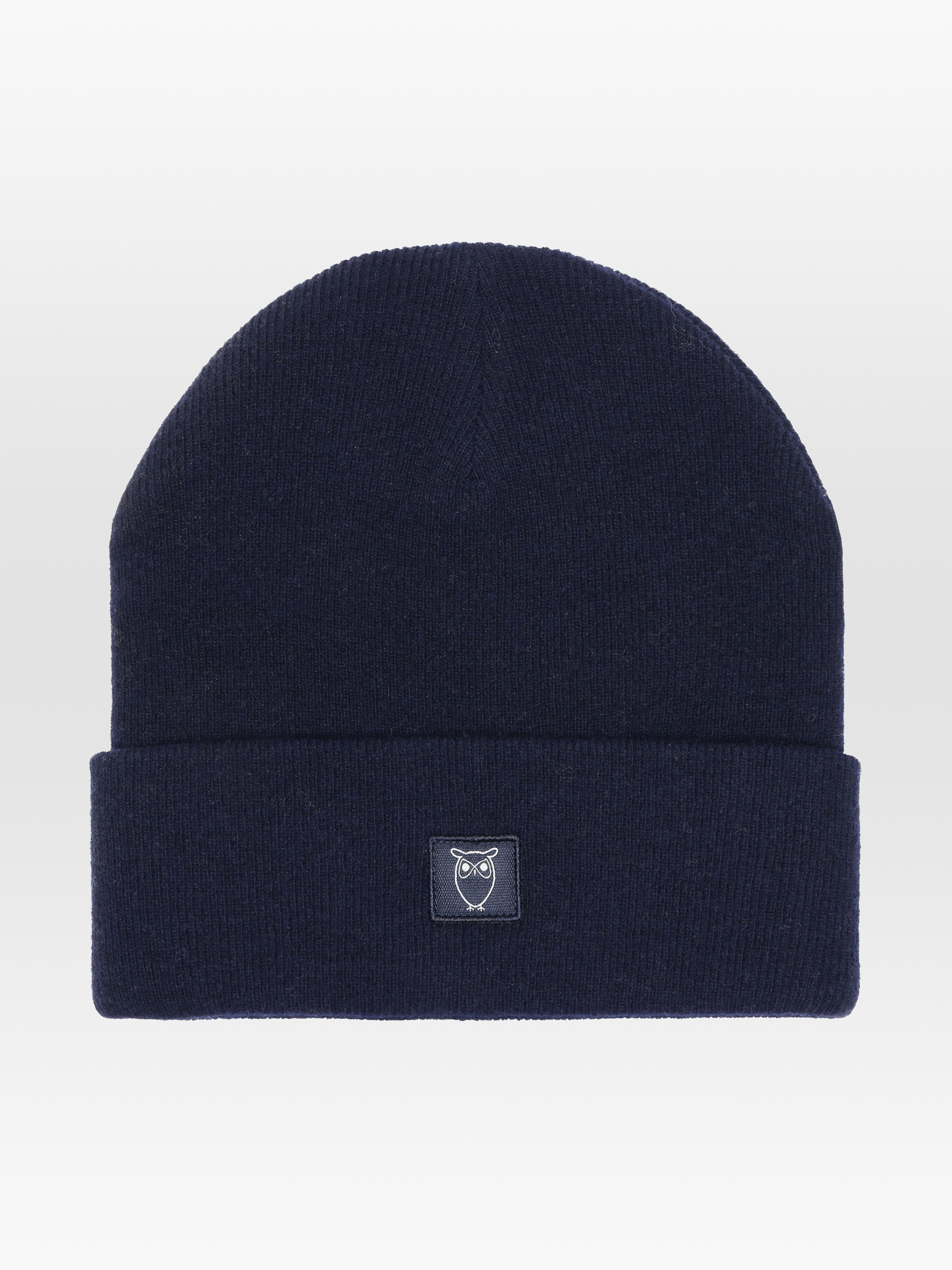 Mütze Double Layer Wool Beanie total eclipse Knowledge Cotton Apparel
