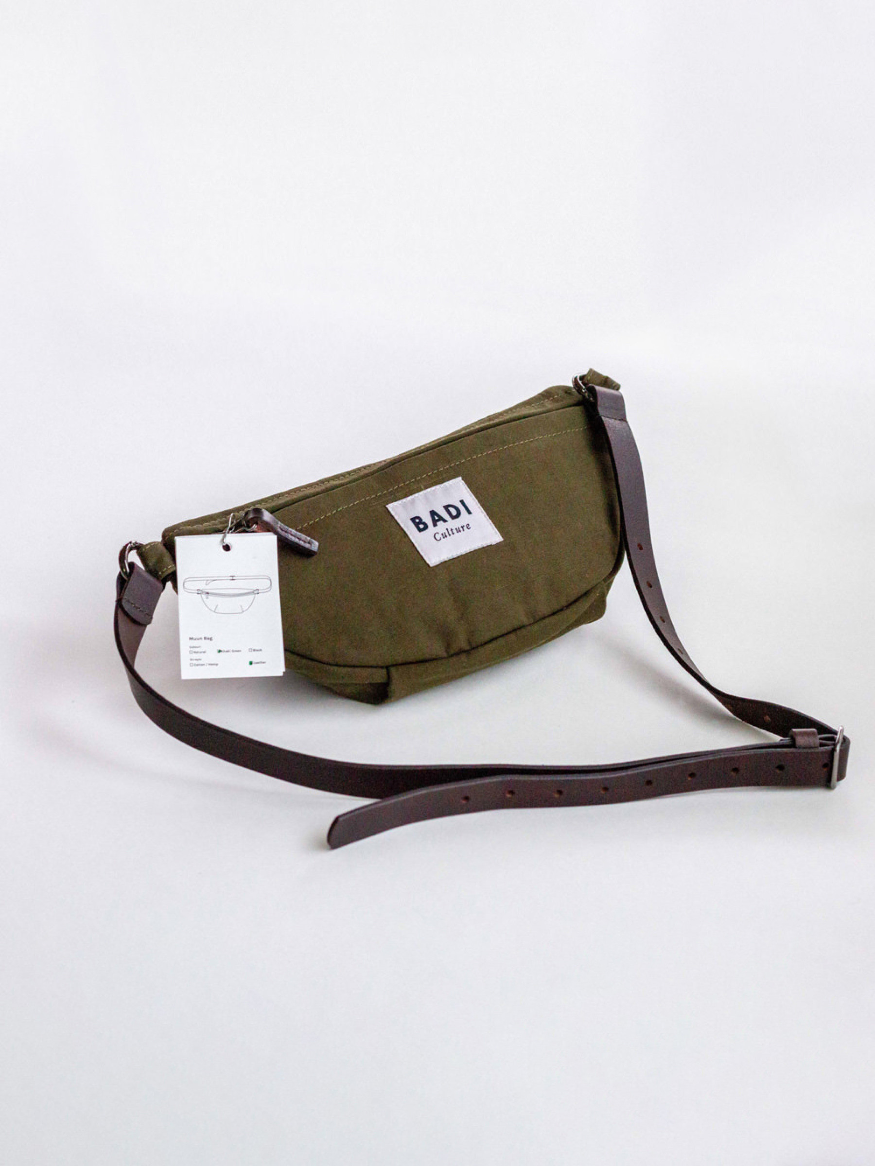 Tasche Muun Bag dark green BADI Culture