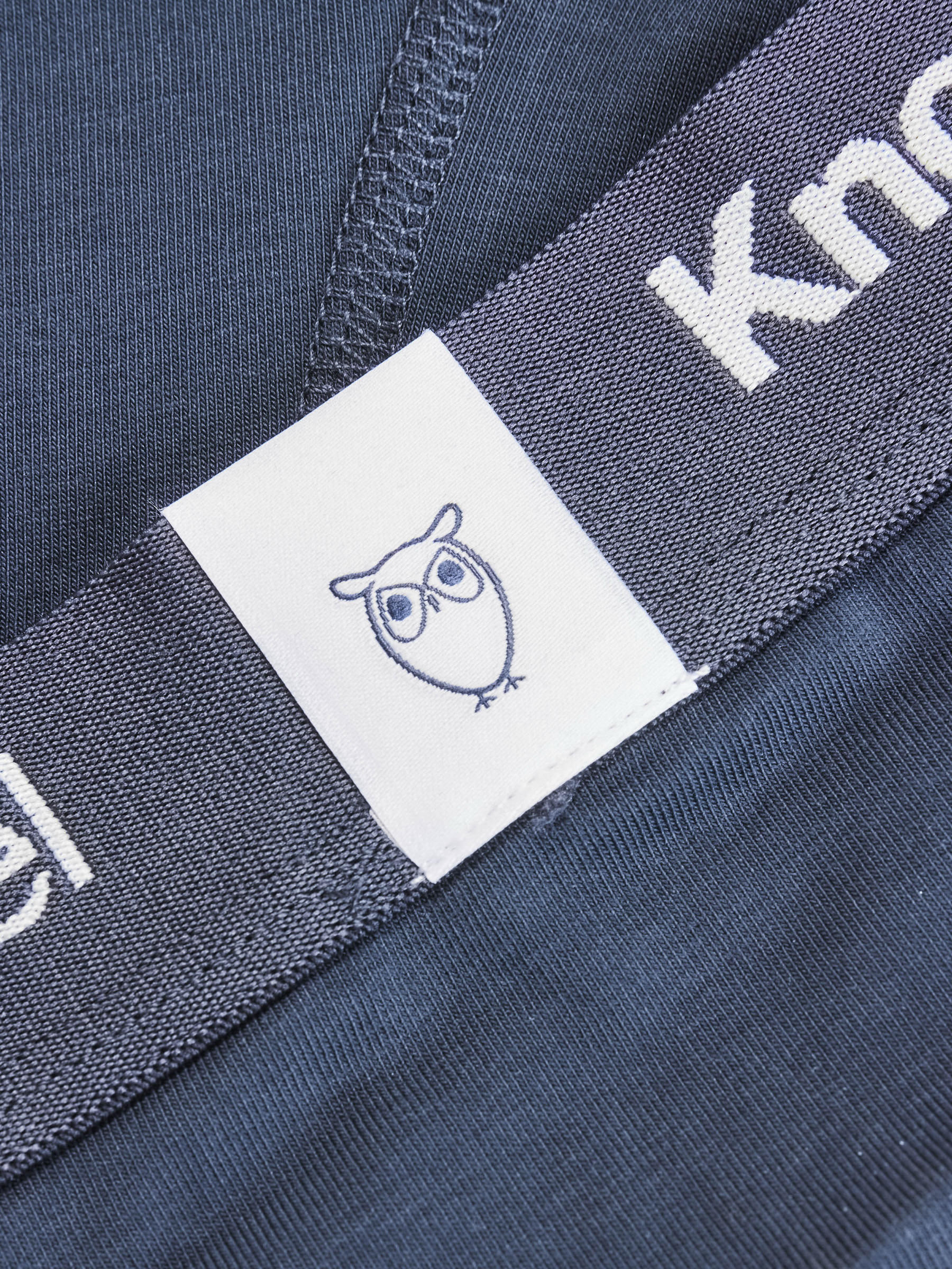 Unterhosen Anker 2-Pack Underwear grey melange Knowledge Cotton Apparel