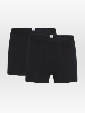 Unterhosen Anker 2-Pack Underwear black jet Knowledge Cotton Apparel