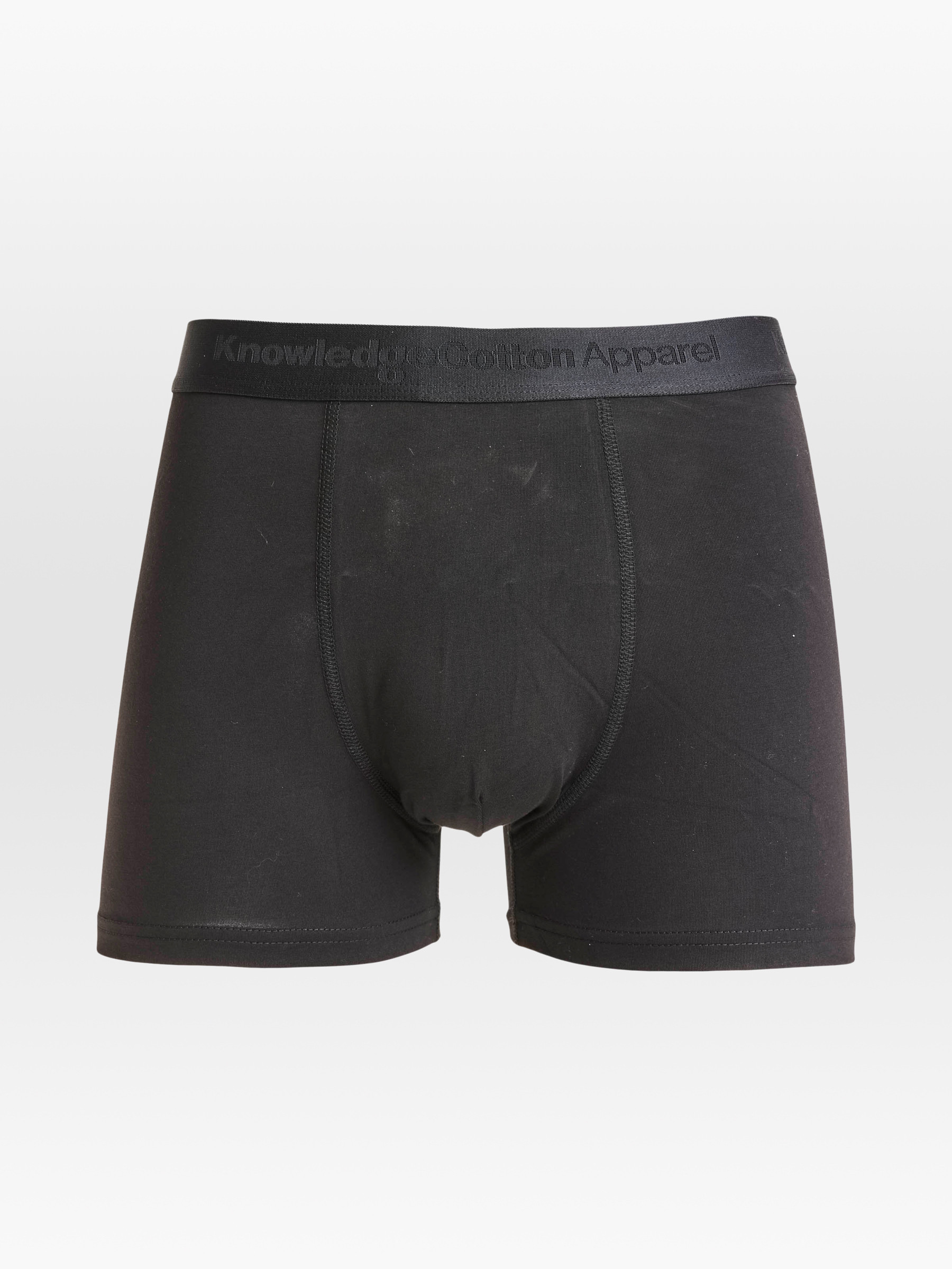 Unterhosen Anker 2-Pack Underwear black jet Knowledge Cotton Apparel