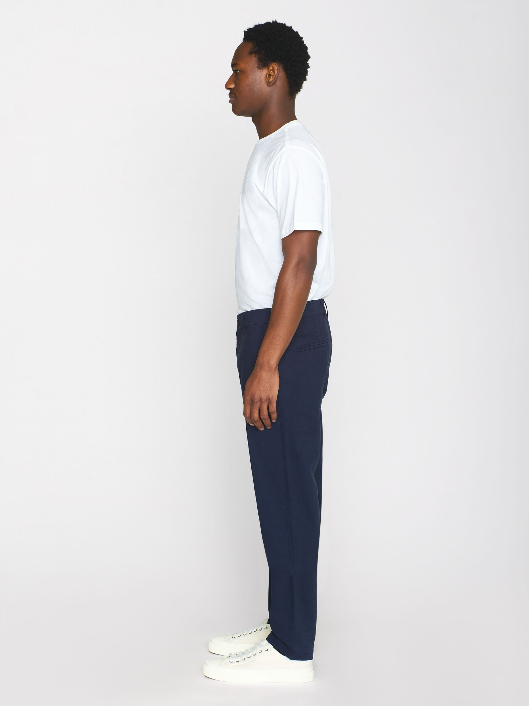 Hose Chuck Regular Chino Twill Pants total eclipse Knowledge Cotton Apparel