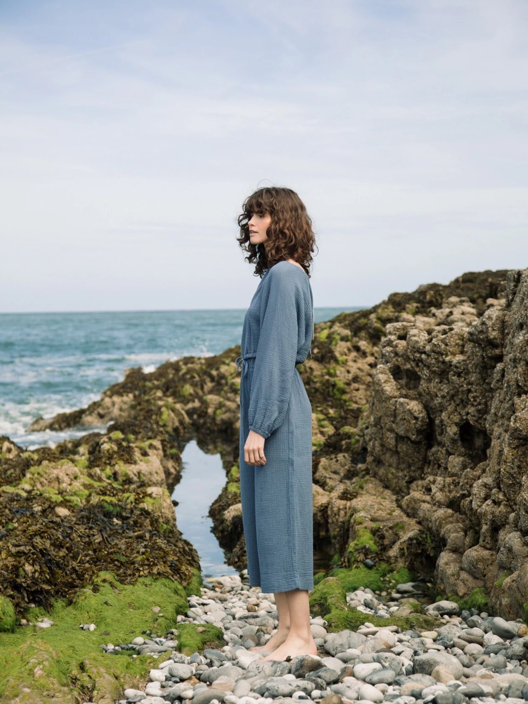 Bluse Cordelia pewter-pewter Beaumont Organic