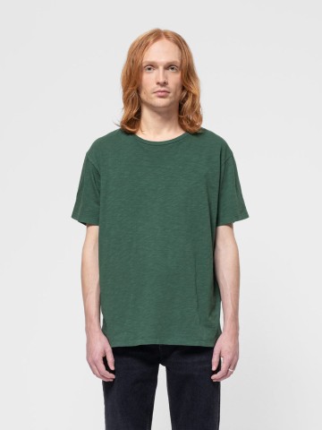 Roffe T-Shirt dark green Nudie Jeans