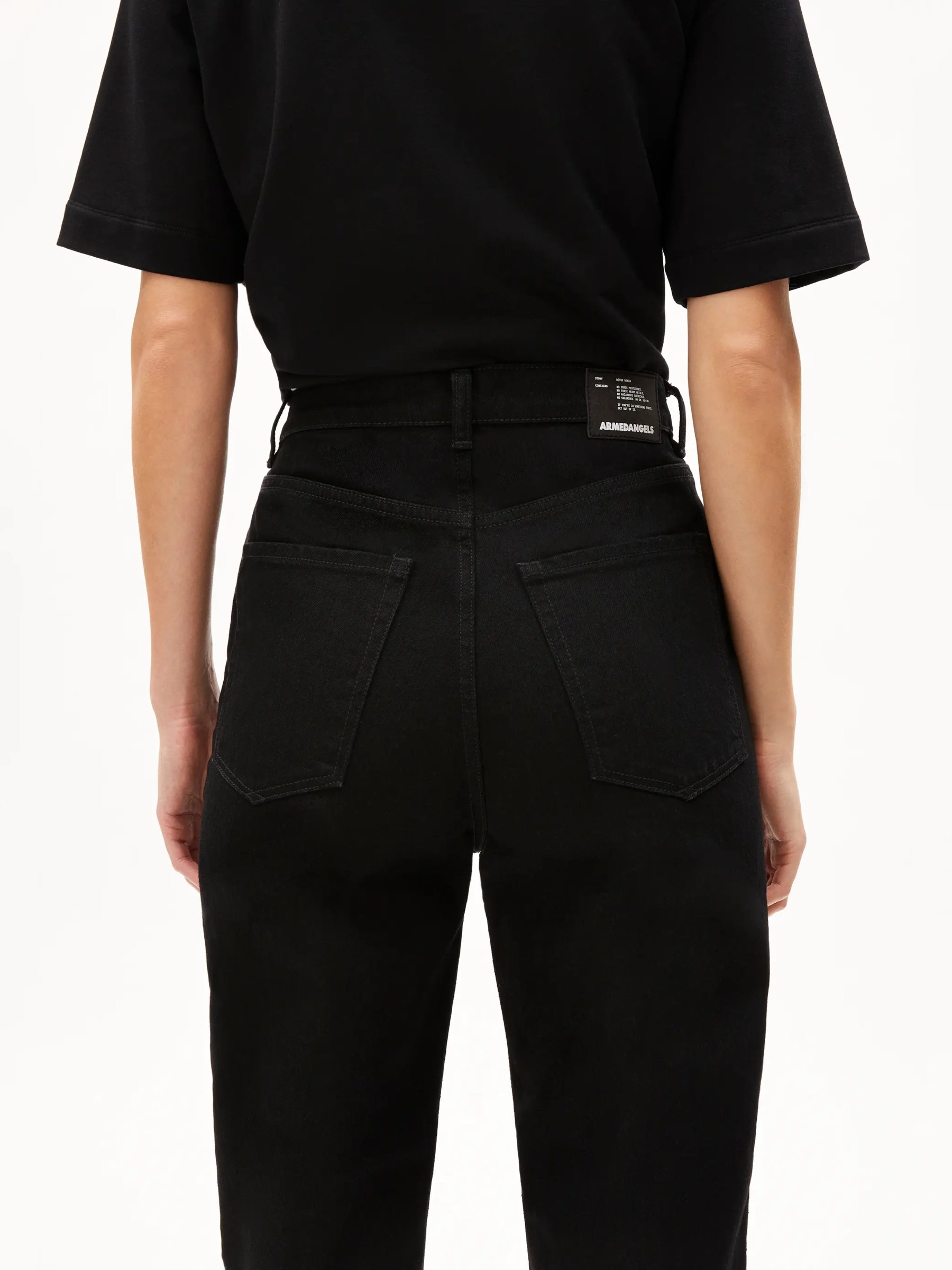 Jeanshose Mairaa rinse black Armedangels