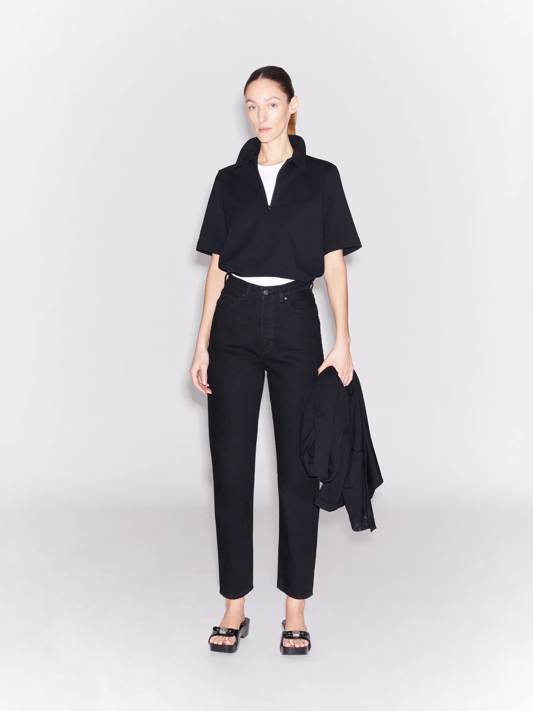 Jeanshose Mairaa rinse black Armedangels