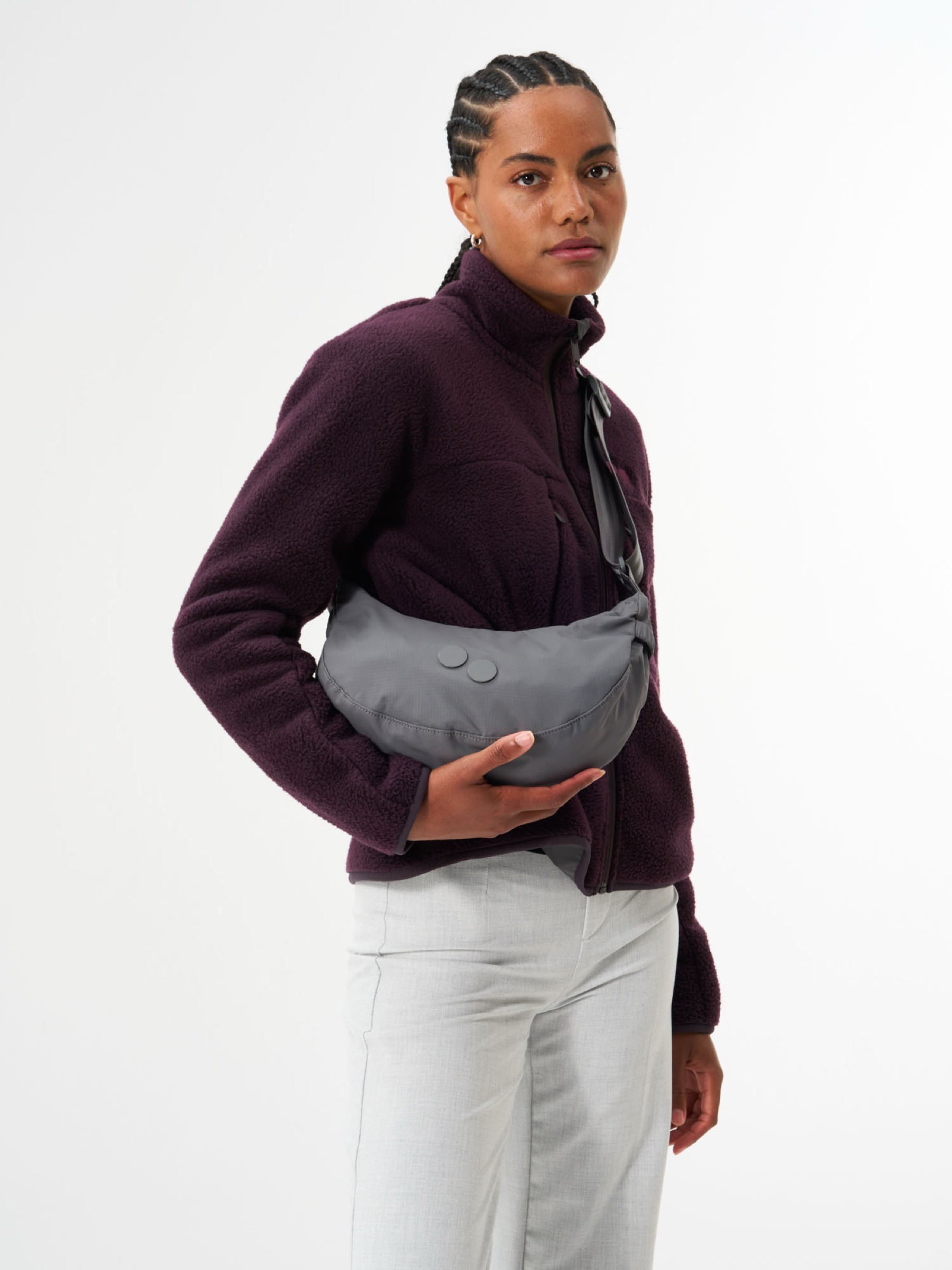 Tasche Krumm Small pure grey pinqponq