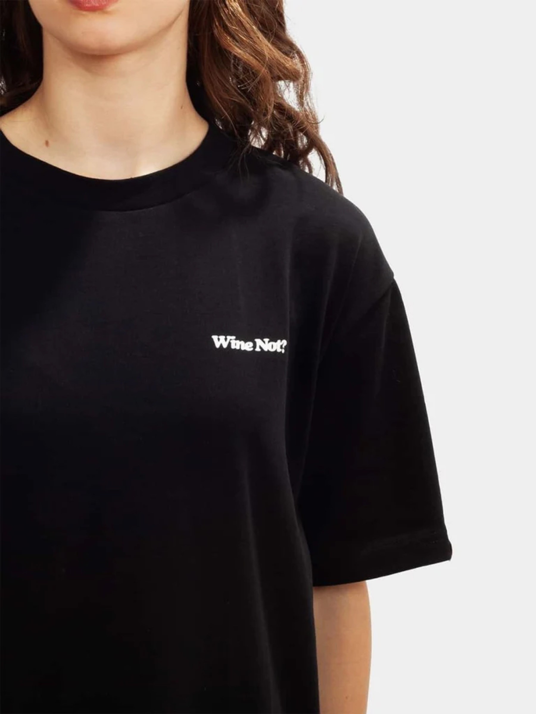 Unisex T-Shirt Wine Not? night black Dilly Socks