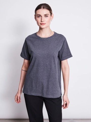 Brushed T-Shirt Boy dark grey Jan 'n June