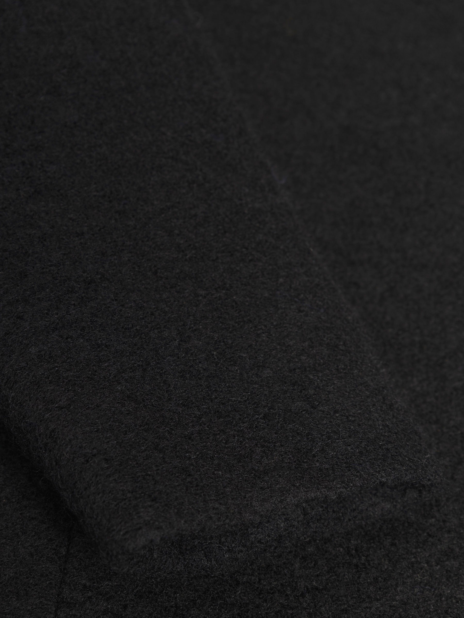 Wollmantel Formal Coat true black Rotholz
