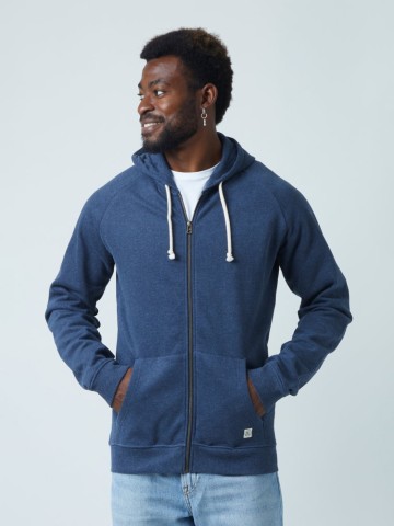 Zipper Zip-Hoodie Basic Men blue stone ZRCL