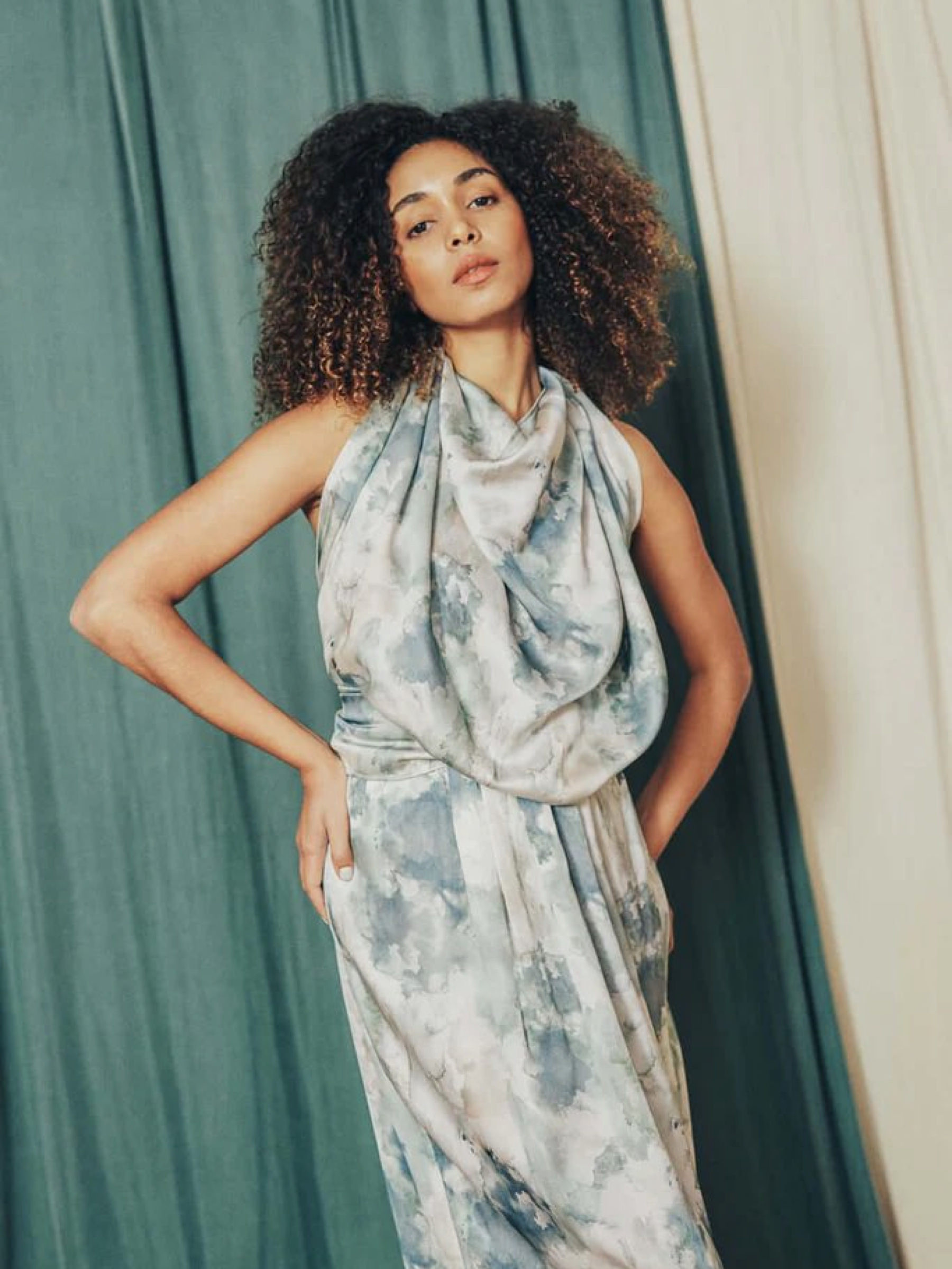 Schal Multi Scarf print Cossac