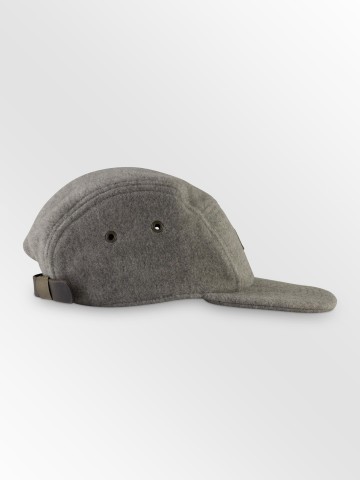 Mütze Five Panel Cap grey wool ekn Footwear