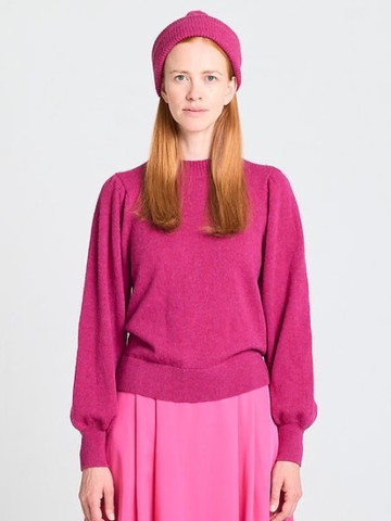 Pullover Confident Alpaca Jumper raspberry Addition