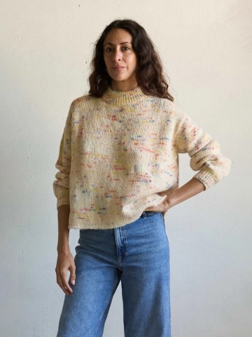 Pullover Cliff Sweater confetti Jungle Folk