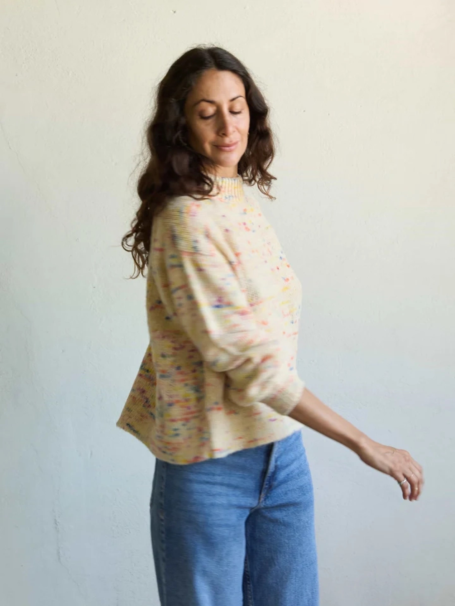 Pullover Cliff Sweater confetti Jungle Folk