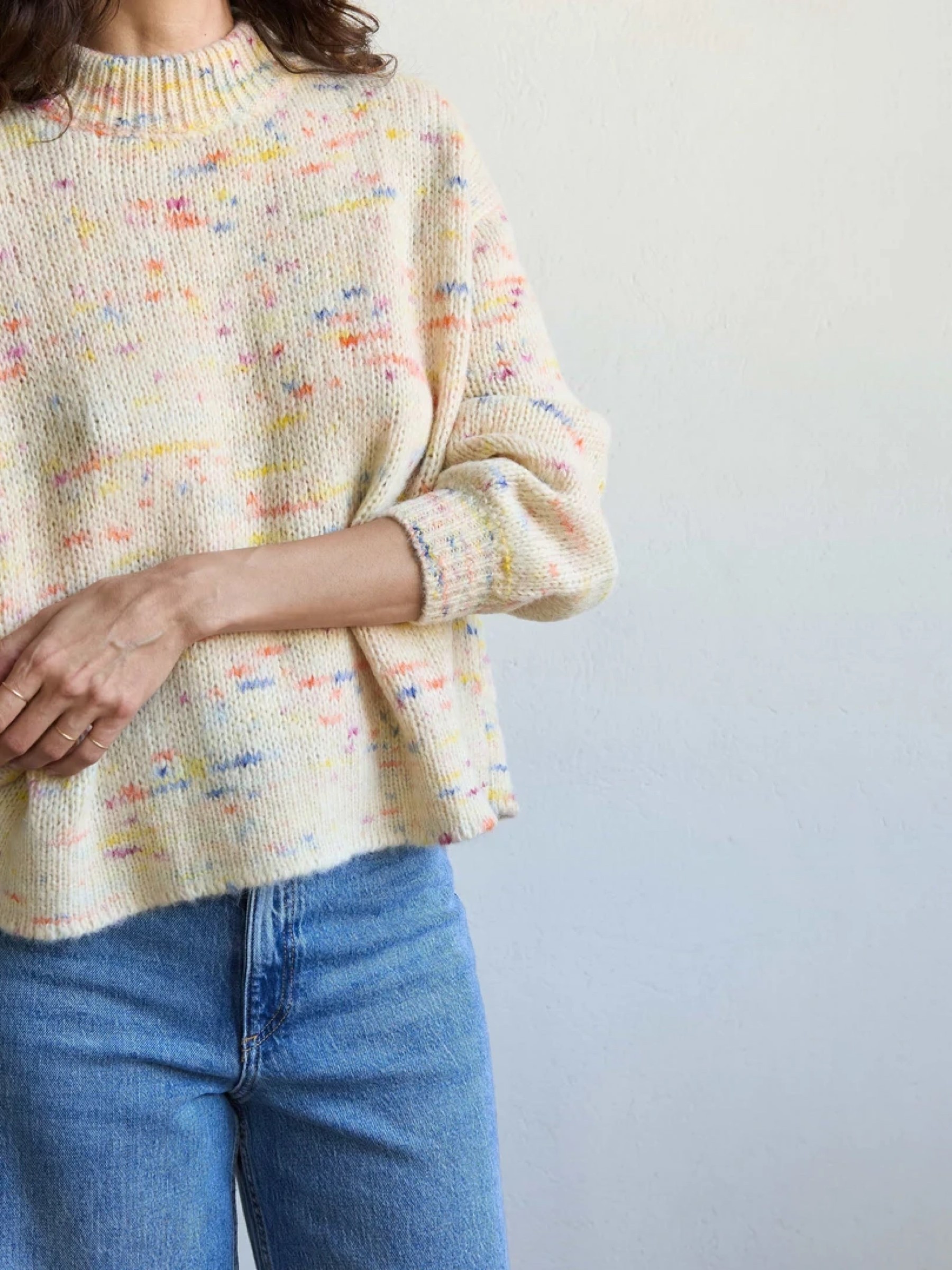 Pullover Cliff Sweater confetti Jungle Folk