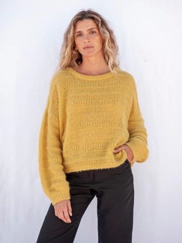 Pullover Juliet Sweater mustard Jungle Folk