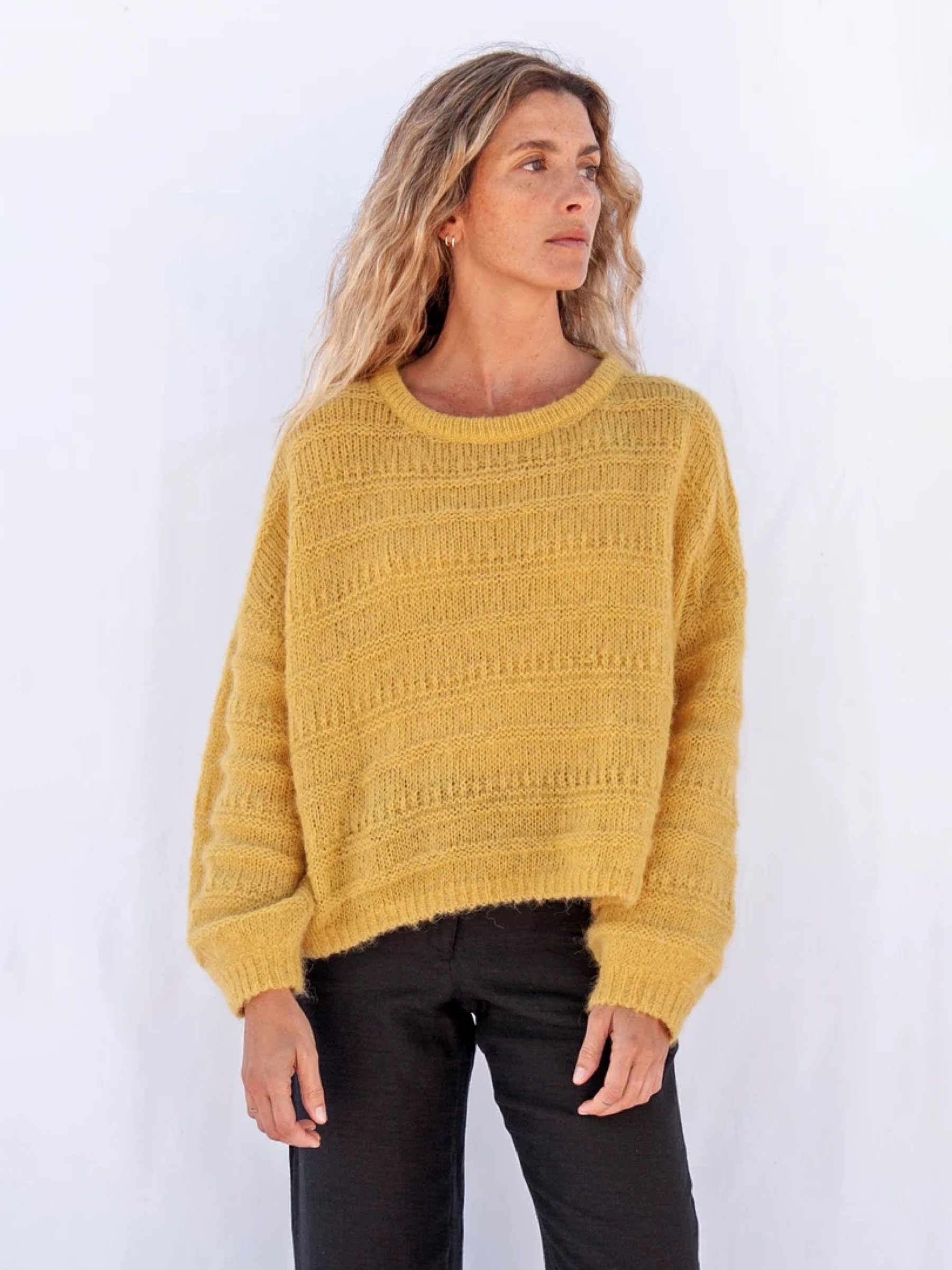 Pullover Juliet Sweater mustard Jungle Folk