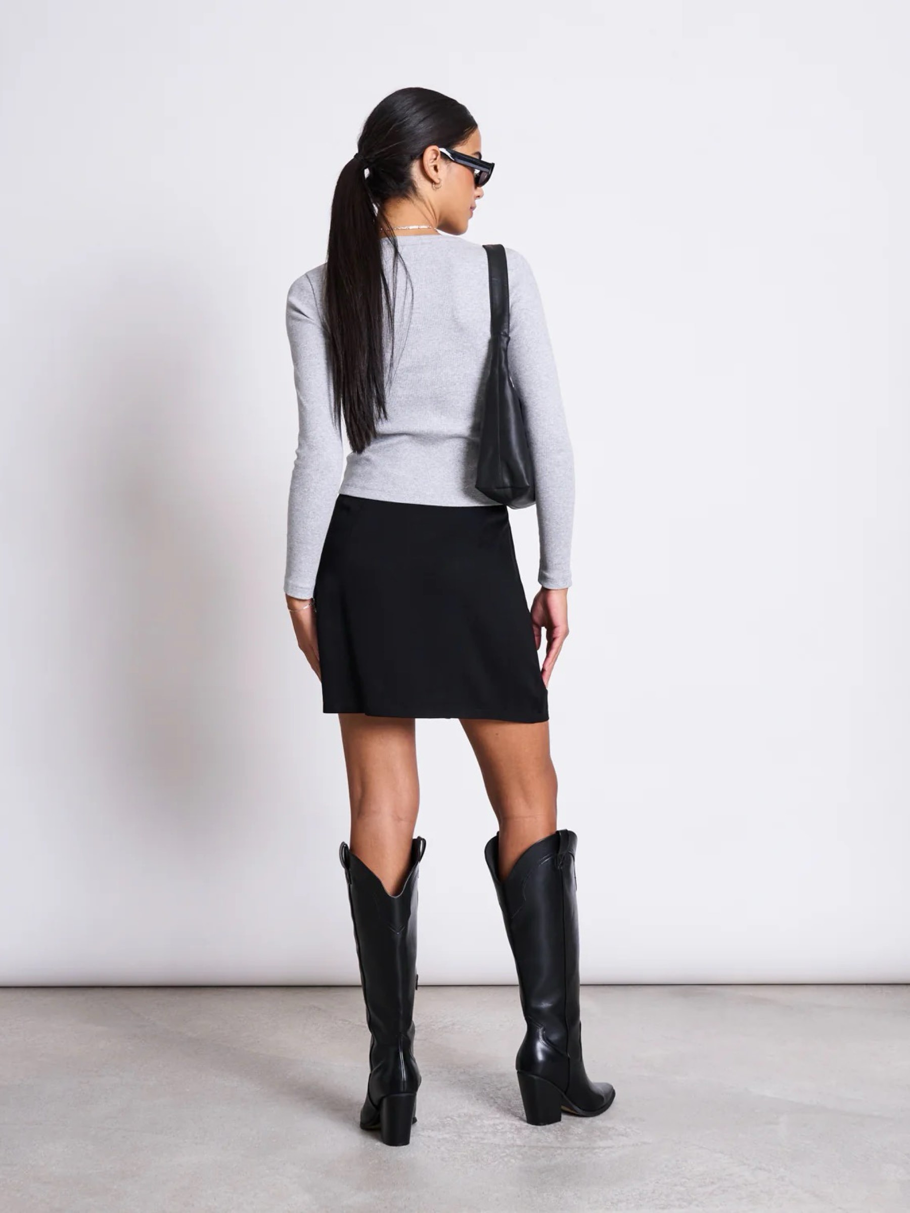 Rock Filia Mini Skirt black Jan 'n June