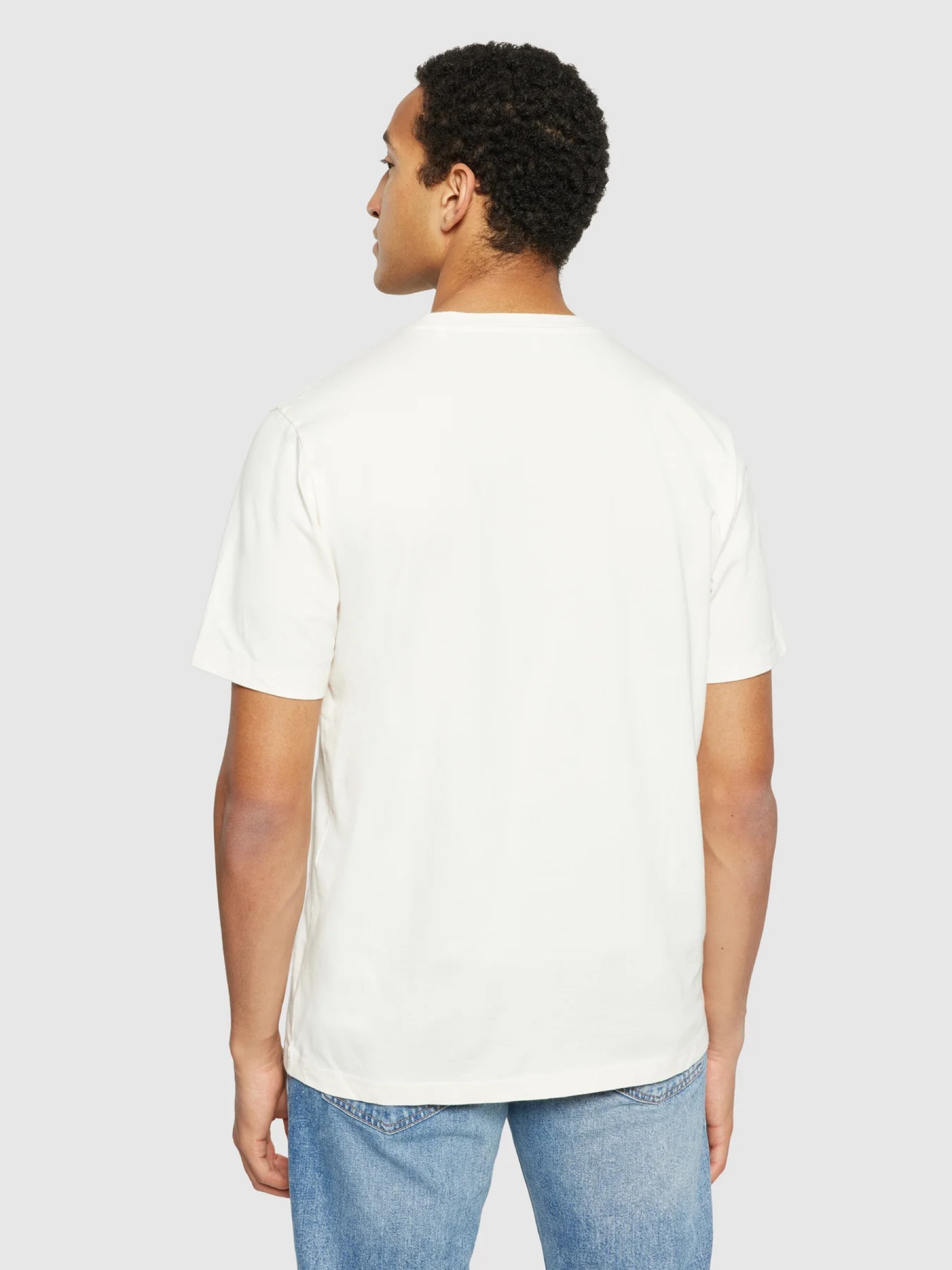 T-Shirt Regular Fit Owl Trip Chest Print T-Shirt egret Knowledge Cotton Apparel