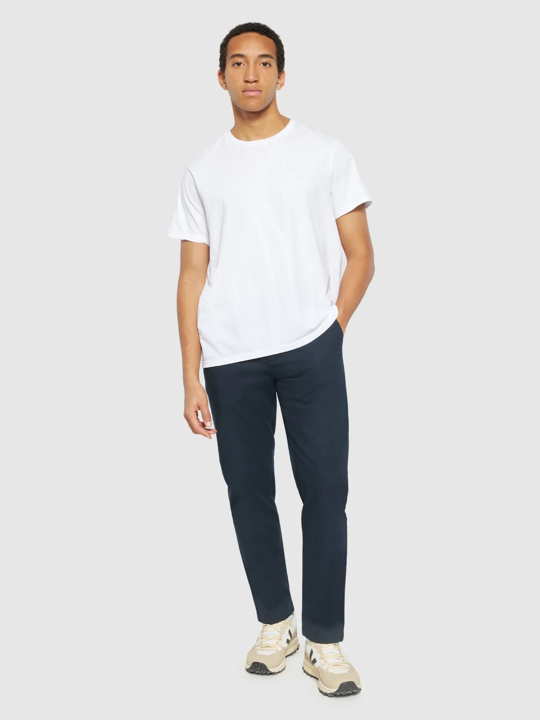 Hose Chuck Regular Canvas Pants total eclipse Knowledge Cotton Apparel