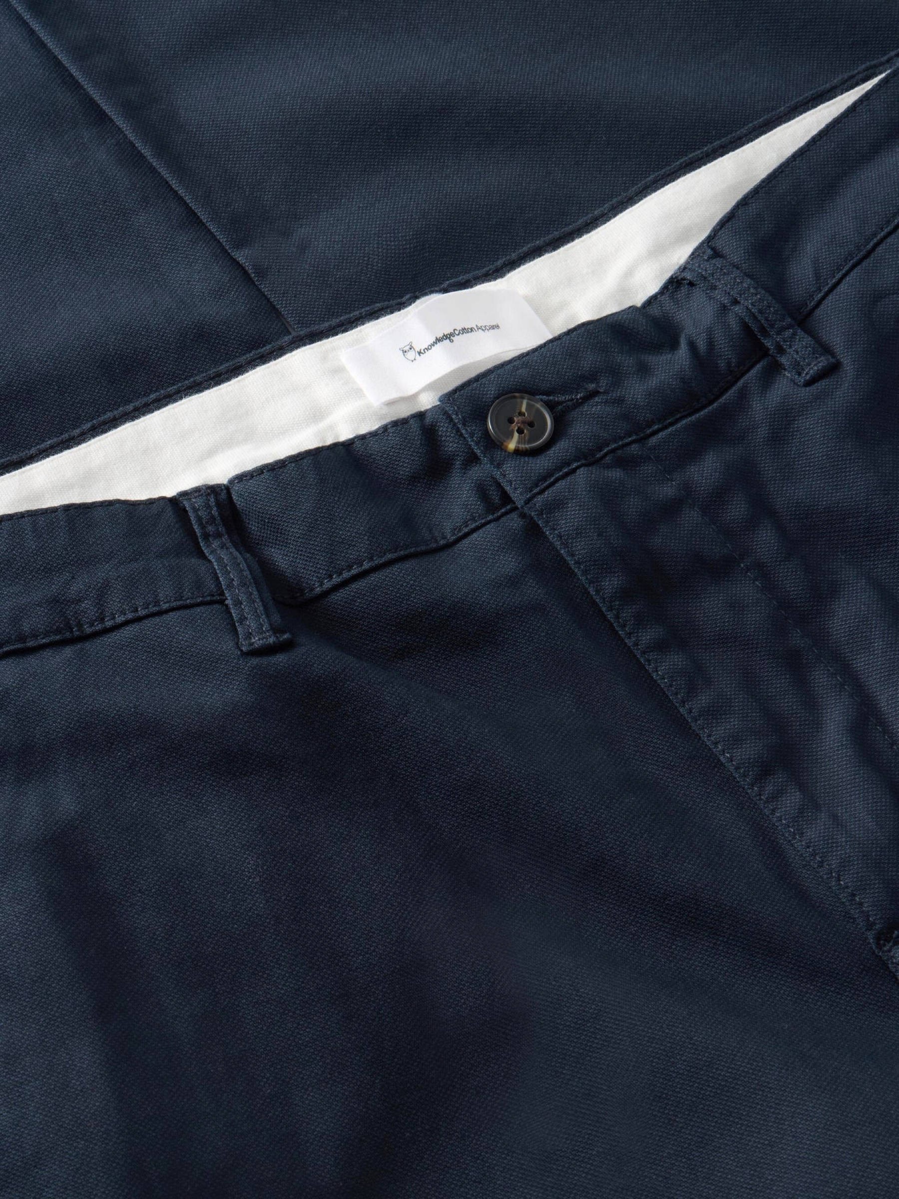 Hose Chuck Regular Canvas Pants total eclipse Knowledge Cotton Apparel