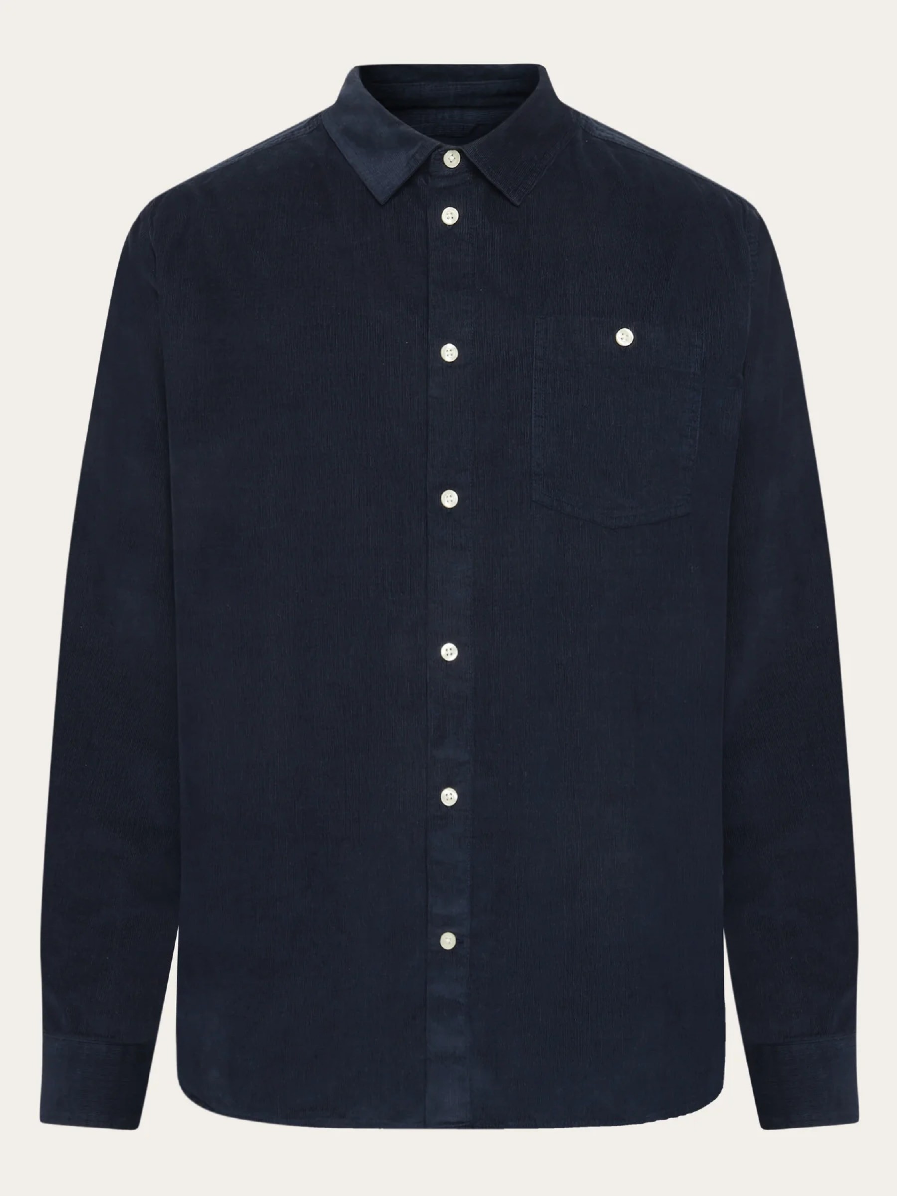 Hemd Regular Fit Corduroy Shirt total eclipse Knowledge Cotton Apparel