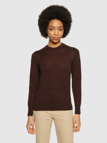 Pullover Fine Merino Crew Neck demitasse Knowledge Cotton Apparel
