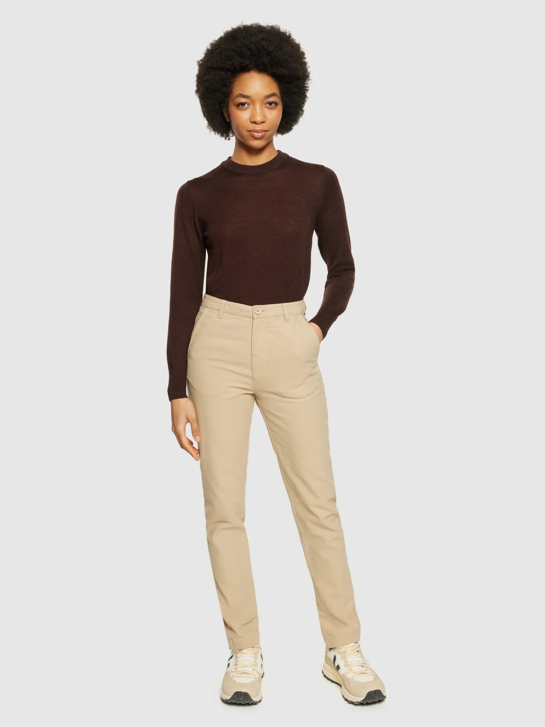 Pullover Fine Merino Crew Neck demitasse Knowledge Cotton Apparel