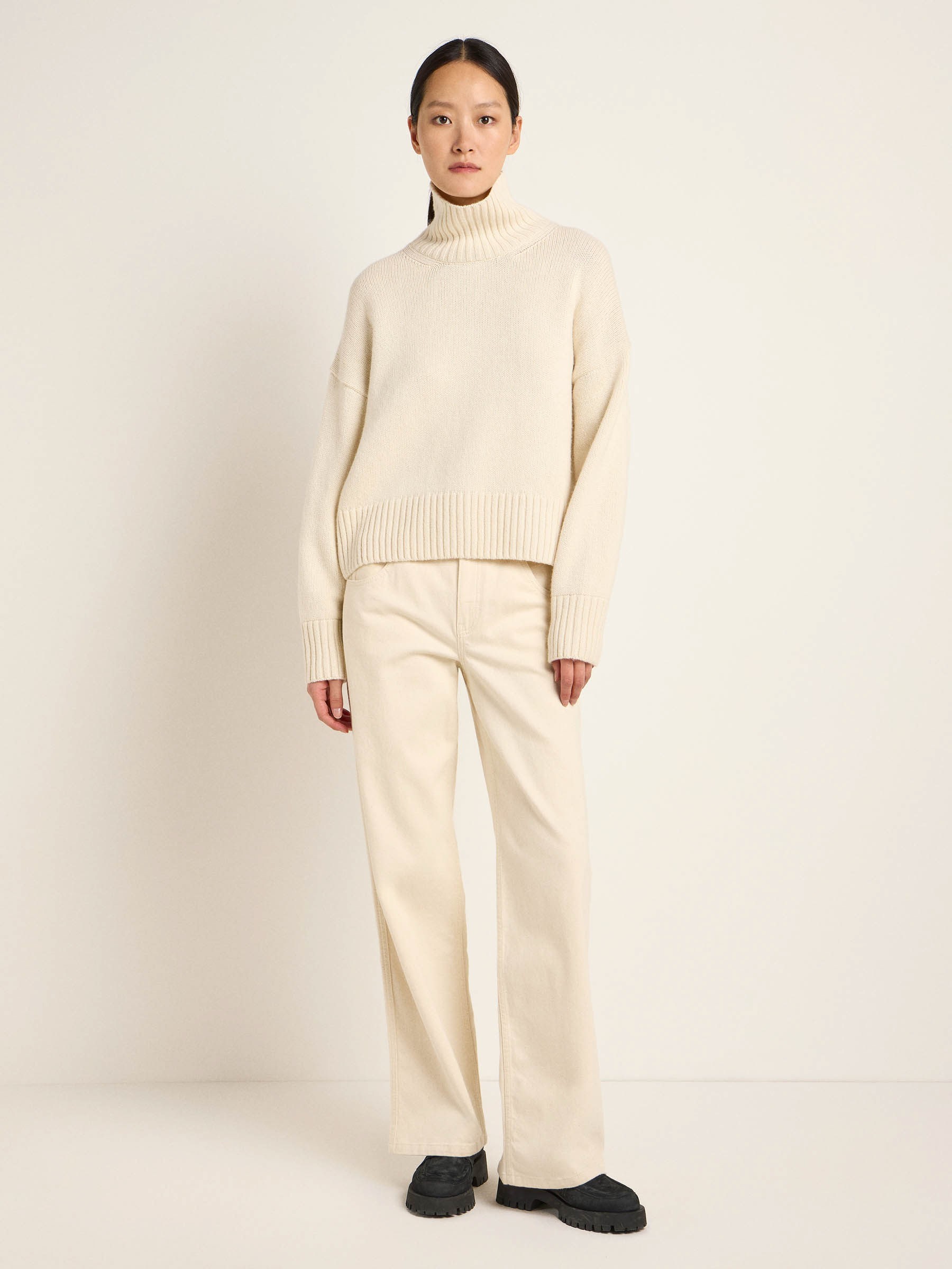 Oversized Pullover off white Lanius