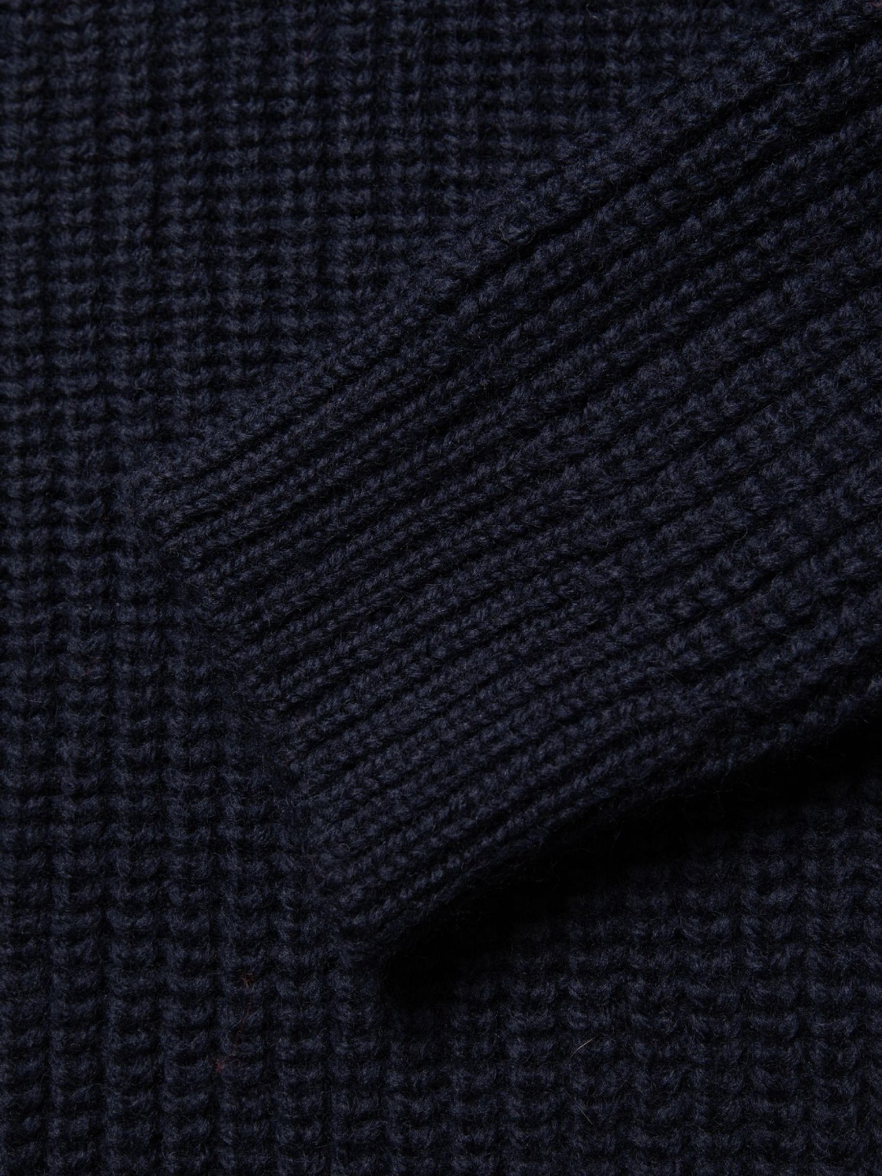 Pullover August Chunky Rollneck Knit navy Nudie Jeans