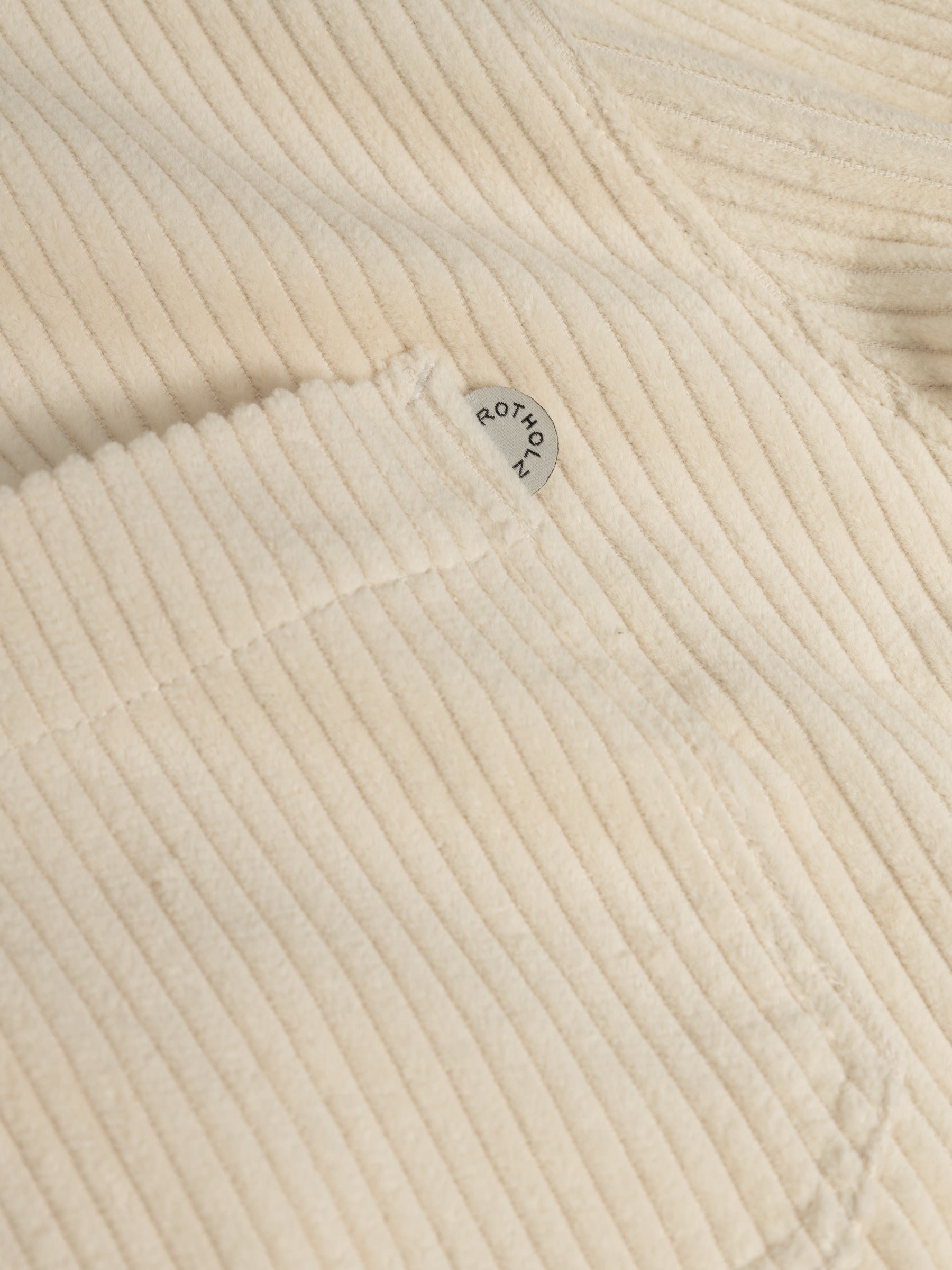 Hemd Cord Casual Shirt white sand Rotholz